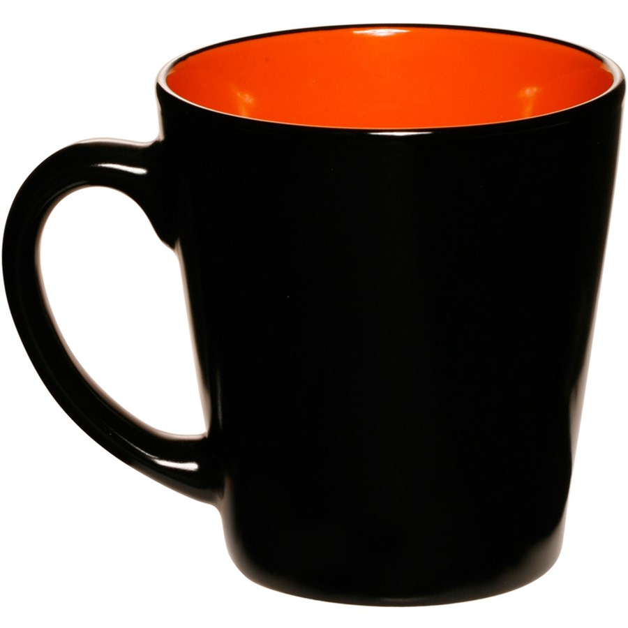 Two-Tone Latte Custom Mugs, 12 oz. 1
