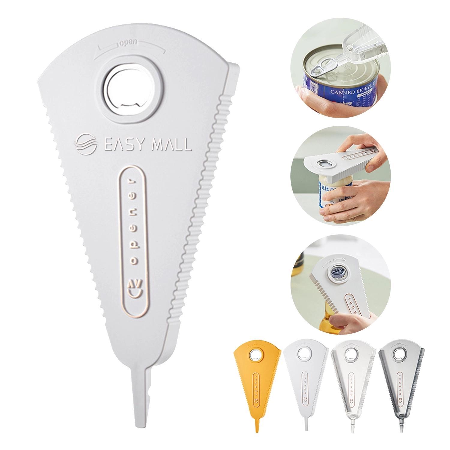 Multifunction Jar & Bottle Opener 6 In 1 2