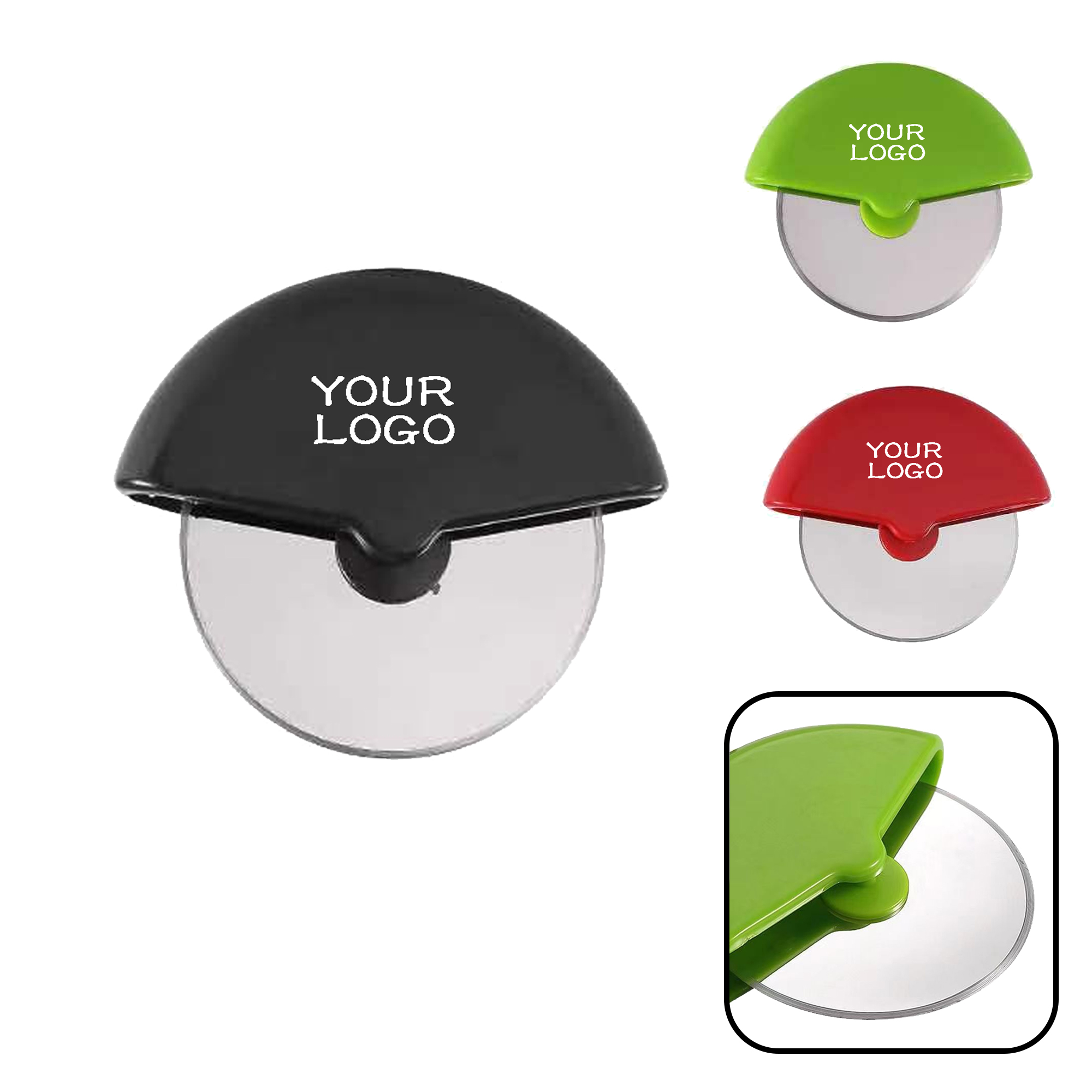 MOQ 20 PCS Pizza Cutter Stainless Steel 4