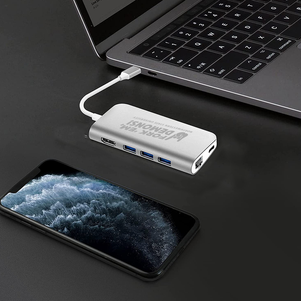 Medina 8-in-1 Laptop Docking Station 9