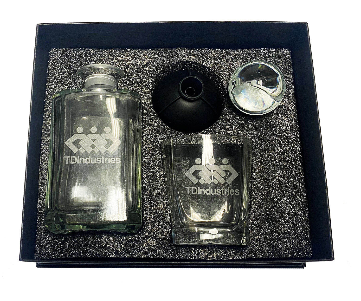 DECANTER & WHISKEY GLASS GIFT SET 3