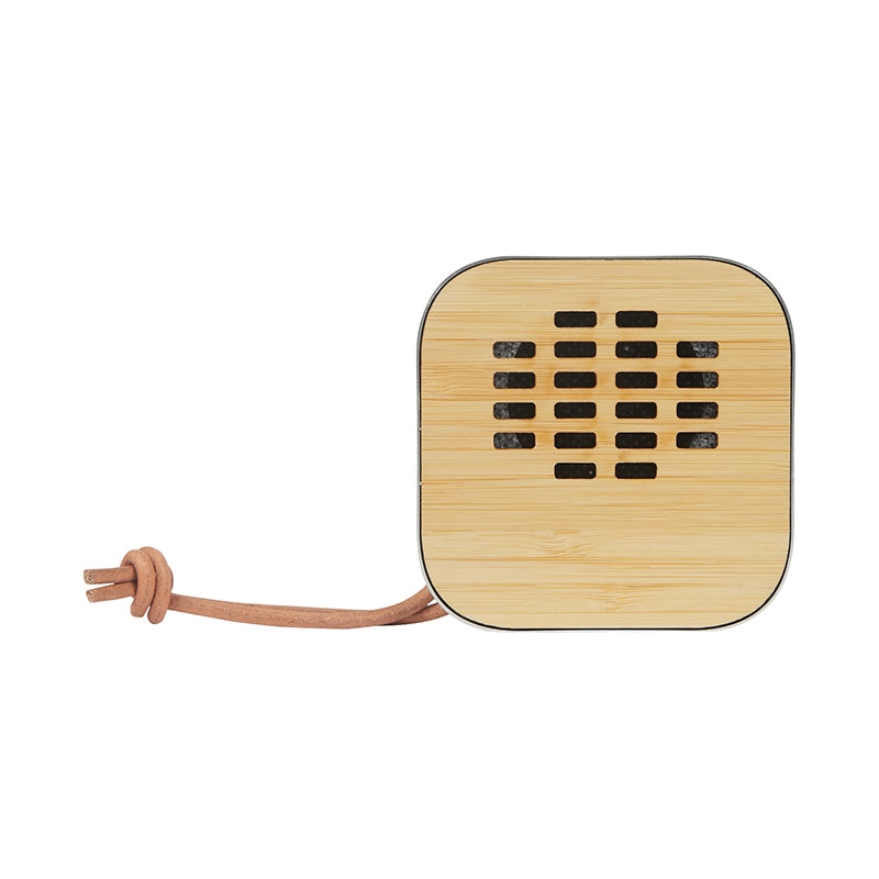 Asher 3W Recycled Aluminum / Bamboo Wireless Speaker 9