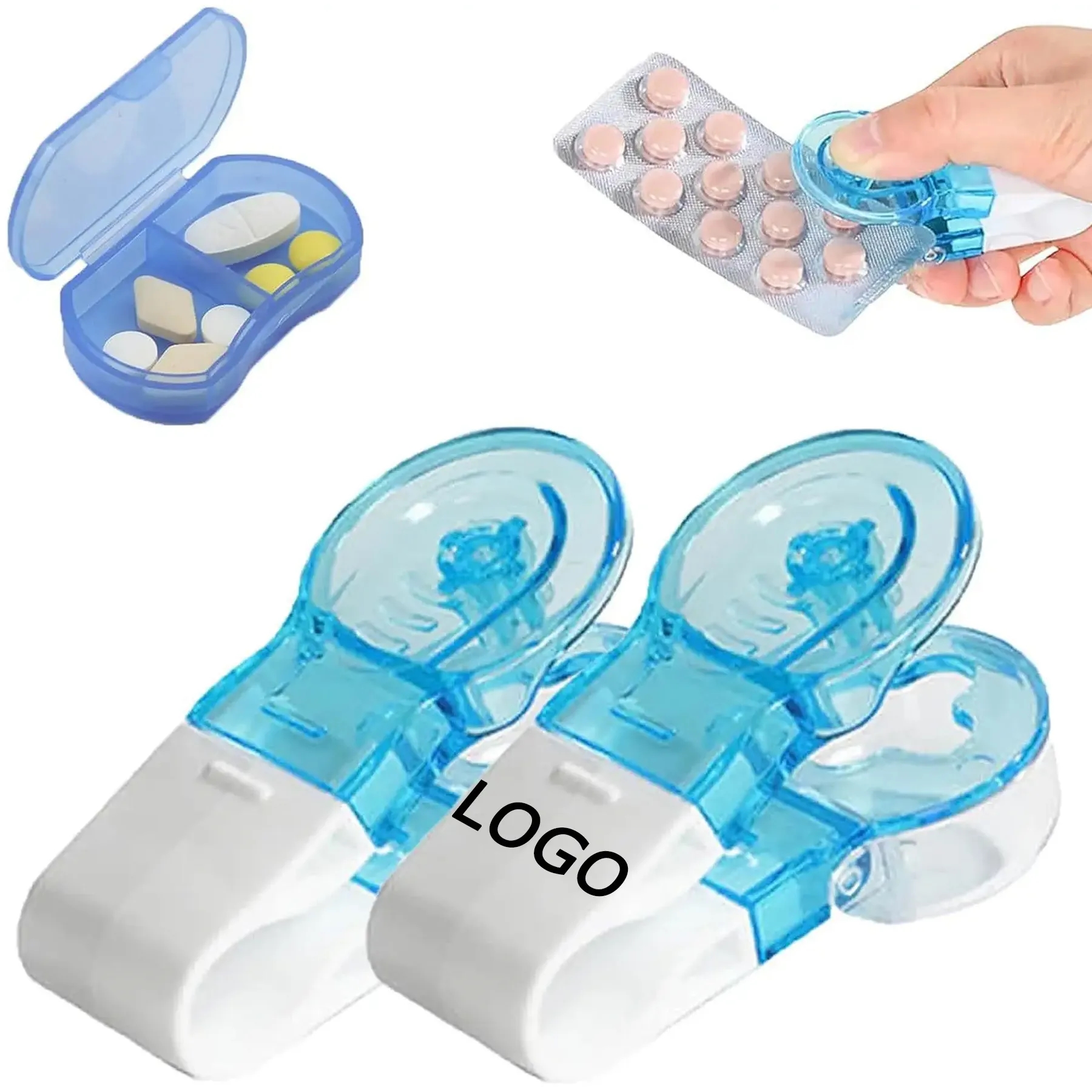 Portable Pill Taker Storage Box Medicine Dispenser 3