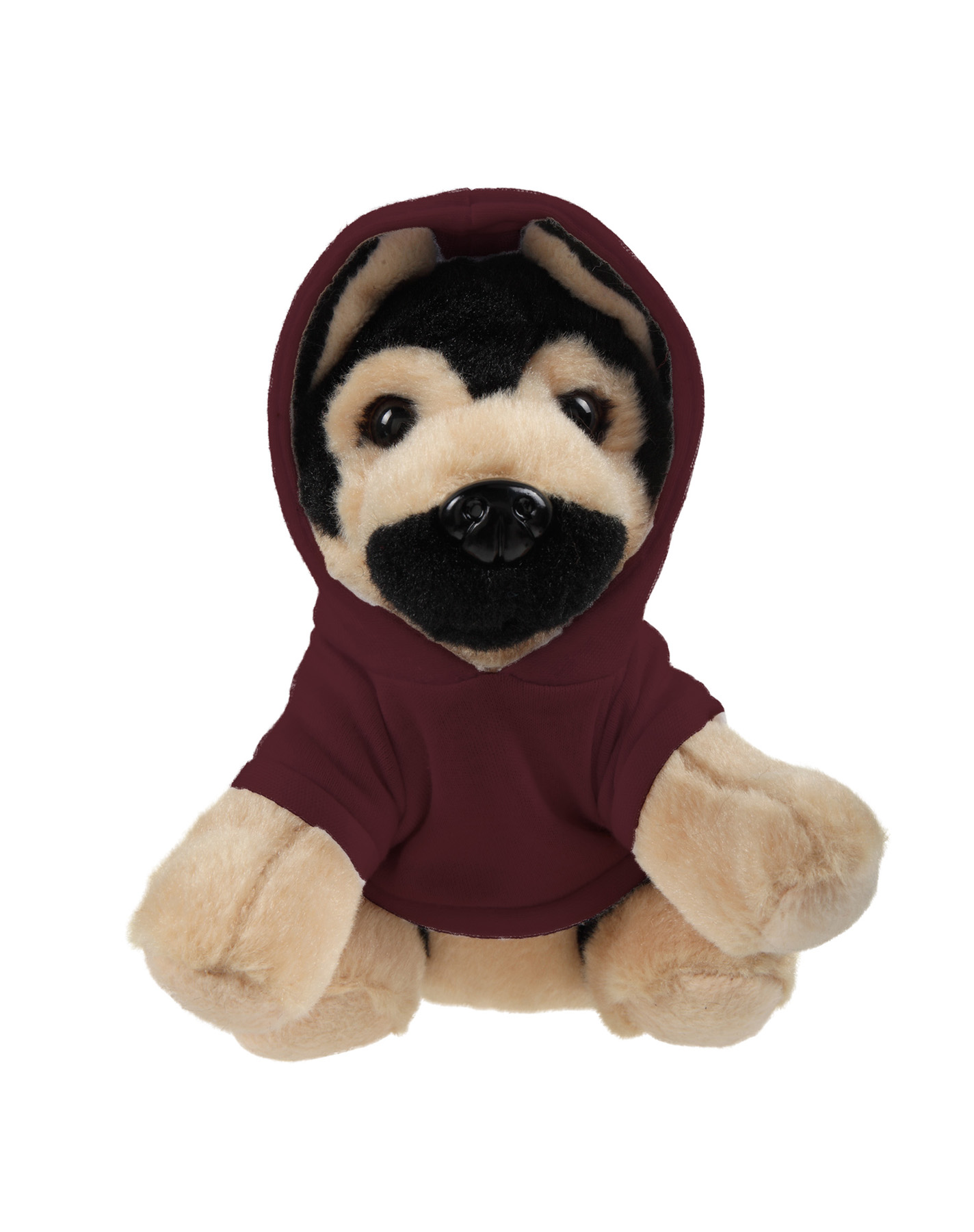 Soft Plush Sitting German Shepard wearing a Hoodie 17