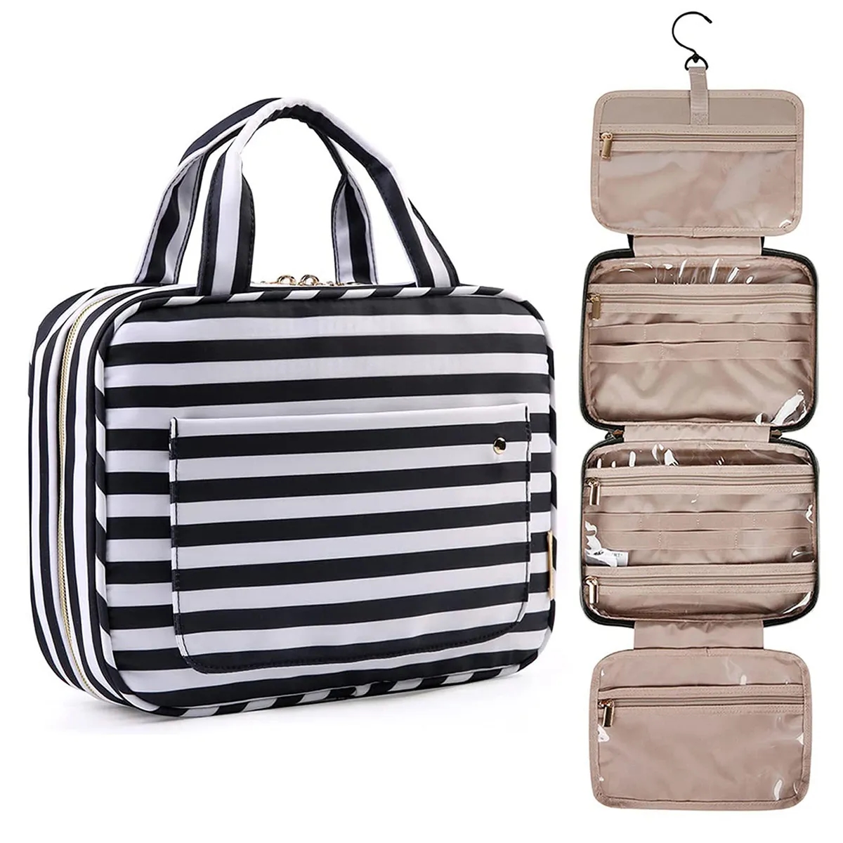 In Stock High Quality Travel Toiletry Bag Hanging Organizer 4