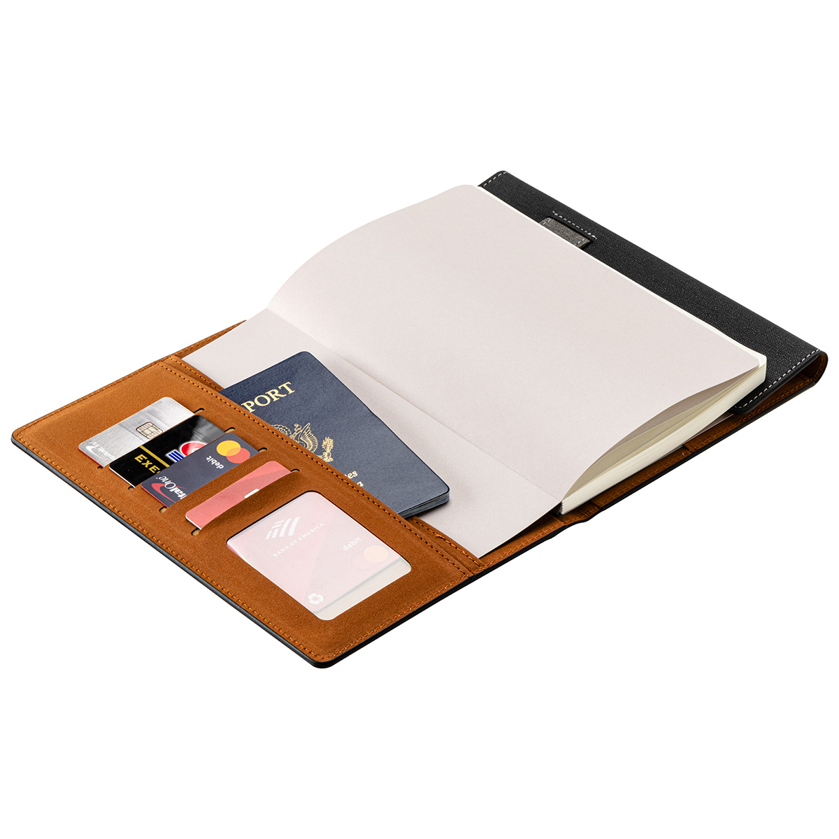 Folio Refillable Hardcover Journal with Card Pockets and Magnetic Closure 11