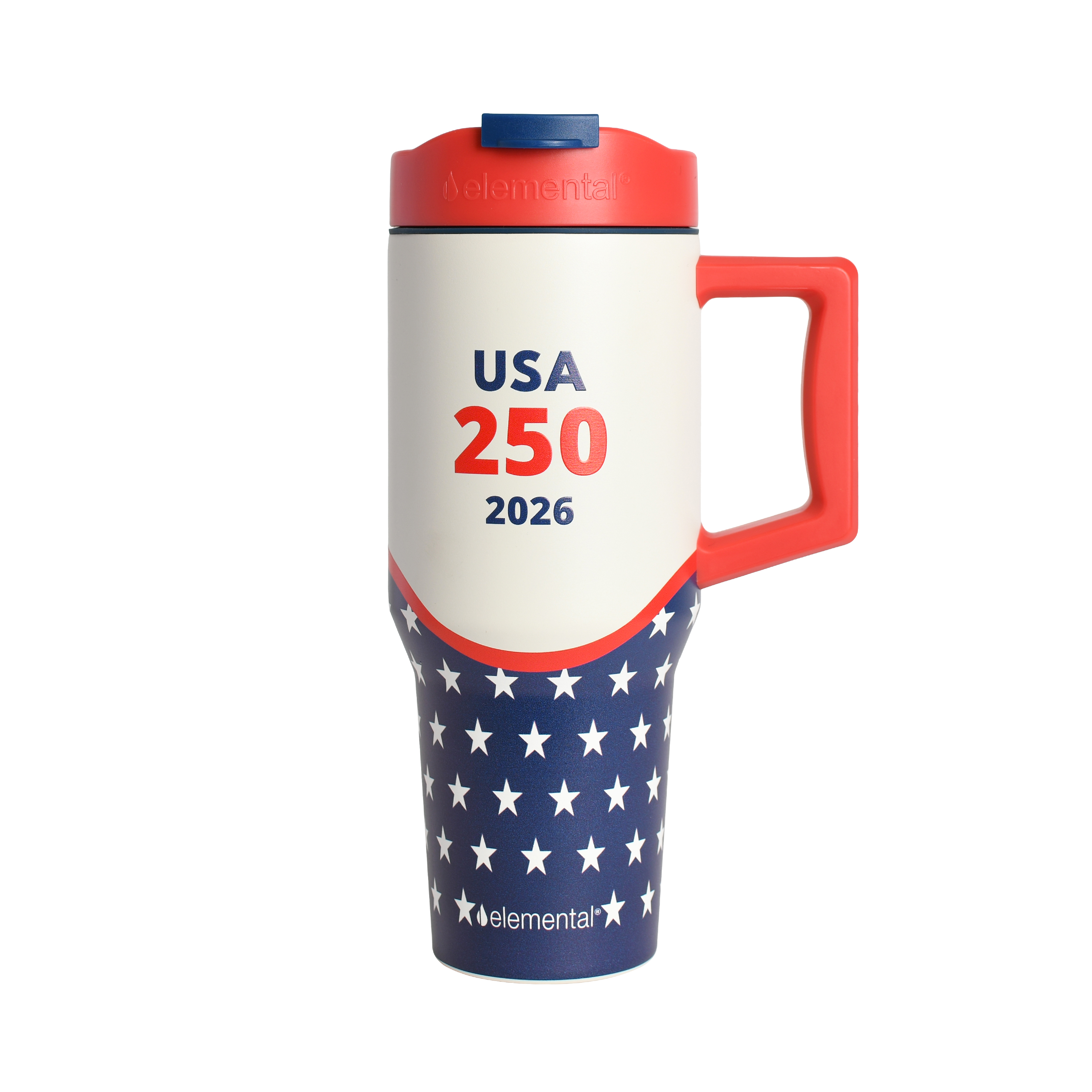 Elemental® Commuter 32oz Stainless Steel Tumbler with Handle and Dual-Function Lid 8