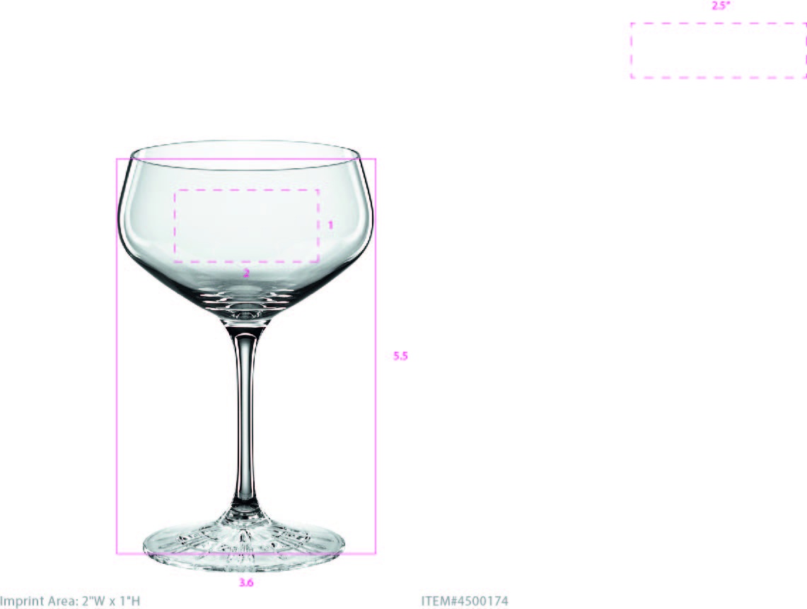 Spiegelau 8.3 oz Perfect Coupette Glass, set of 4 8