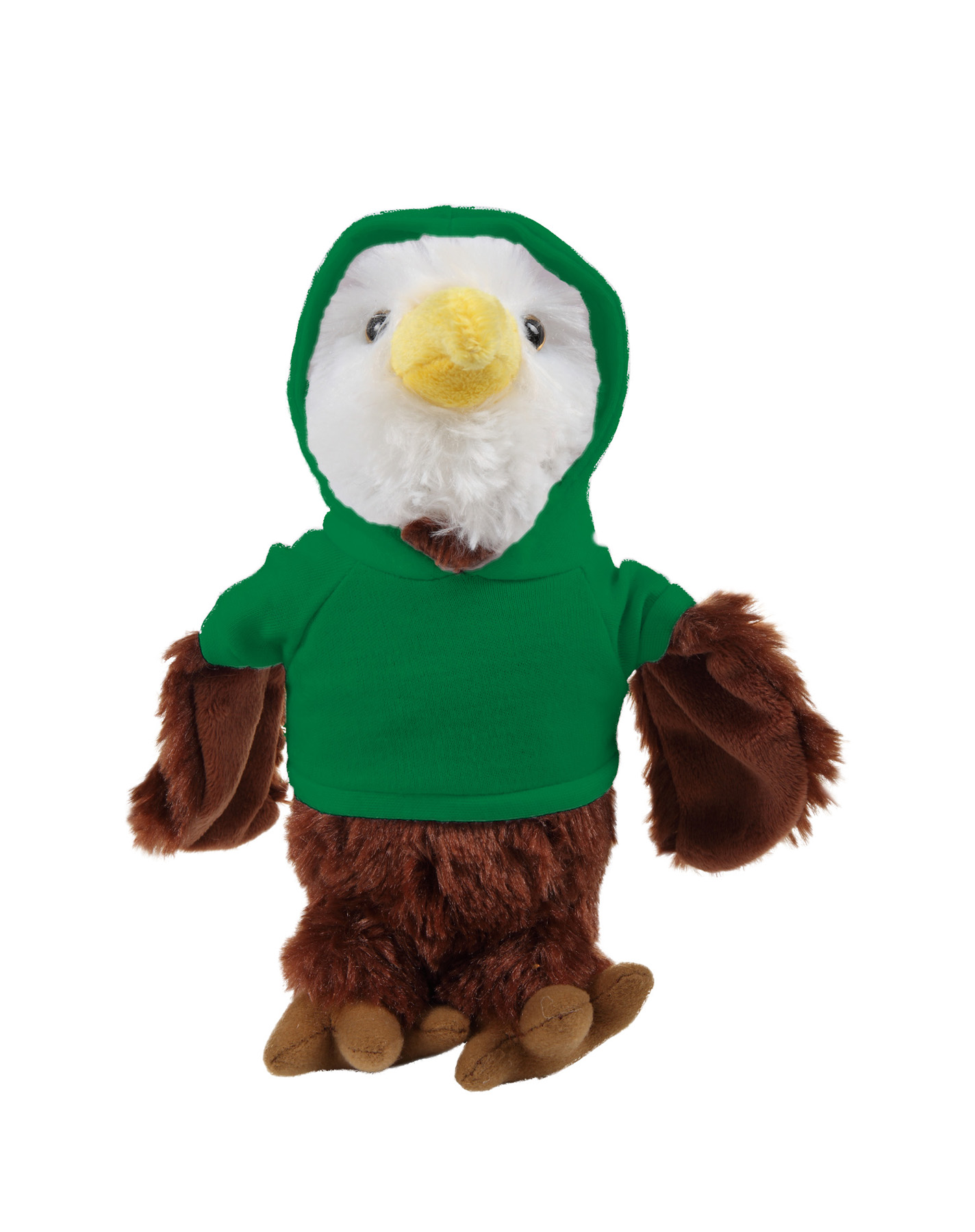 Soft Plush Eagle wearing a Hoodie 18