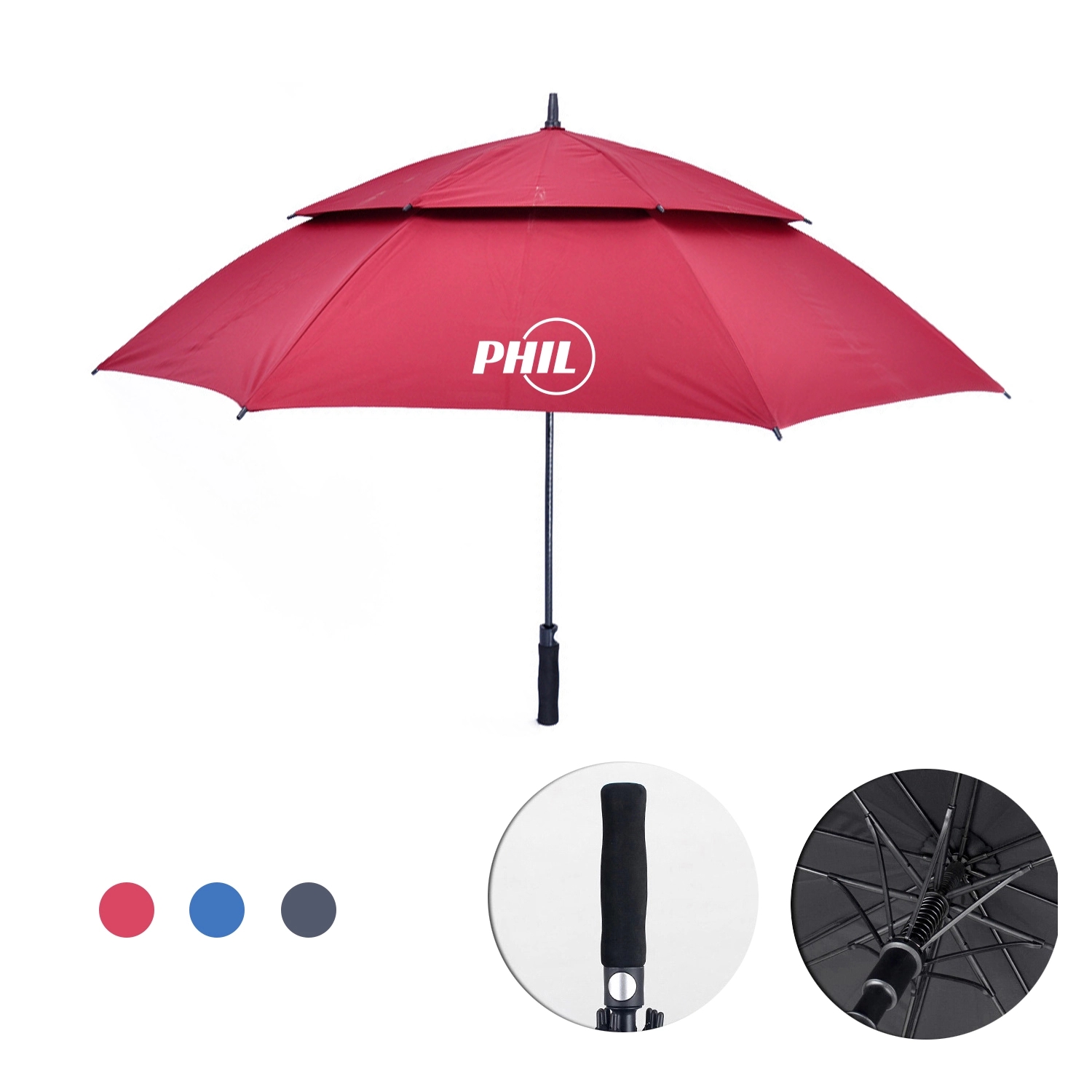 Vented Auto-Open Golf Umbrella 1