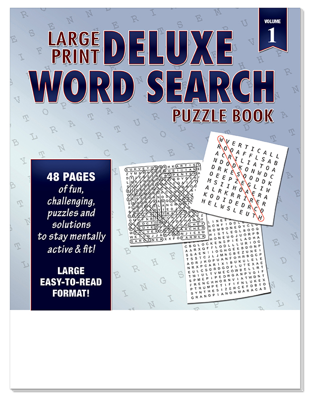 PUZZLE BOOK - Deluxe Word Search - Volume 1 1