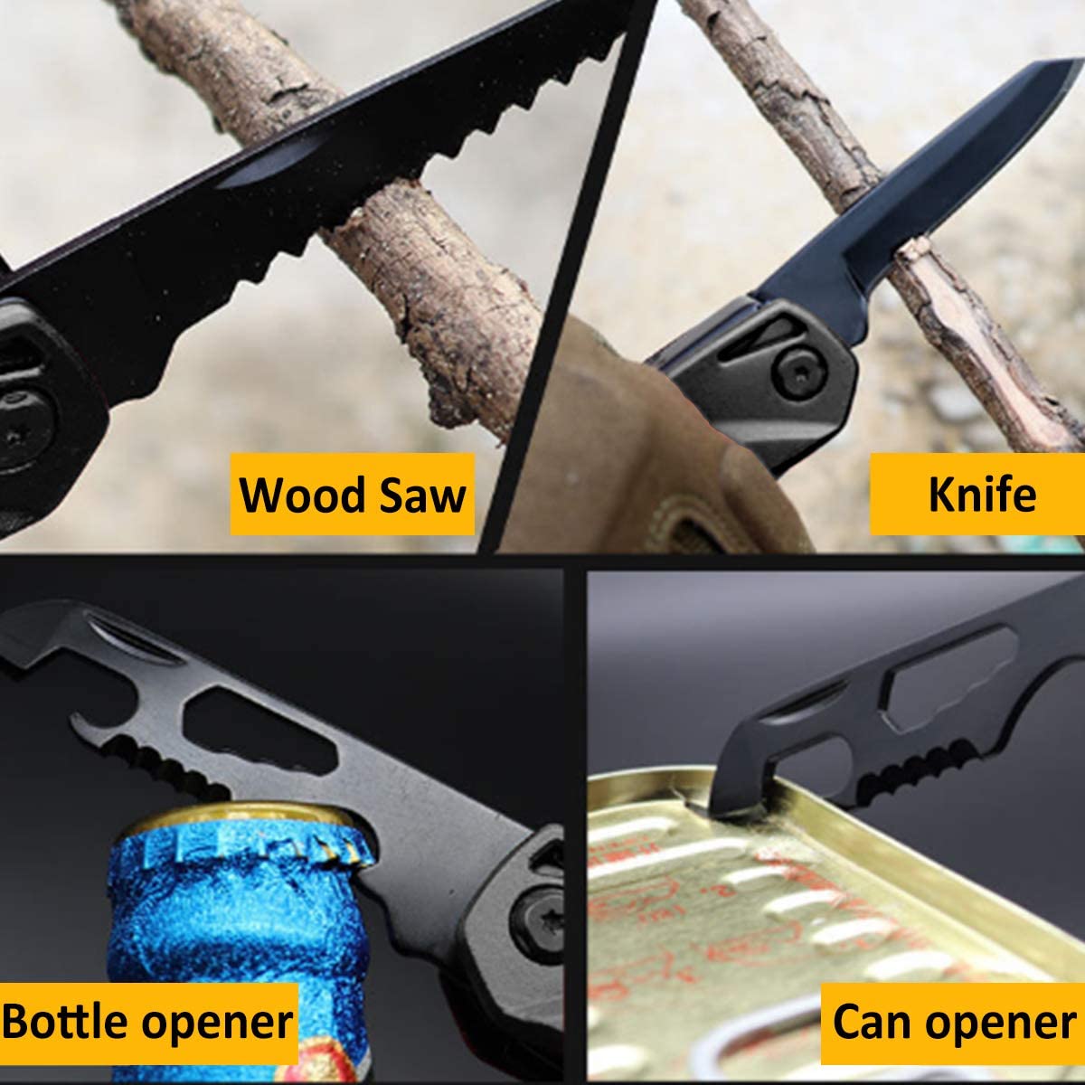 12 in 1 Multi-Functional Camping Gear Survival Handyman Tools 5