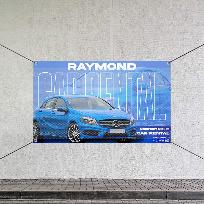 Custom 3' X 5' Mesh Banners 4