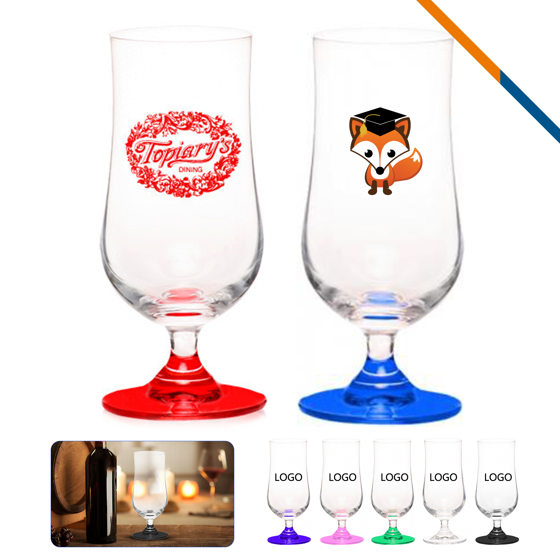 Neville Hurricane Glasses - 11.5 OZ. 2