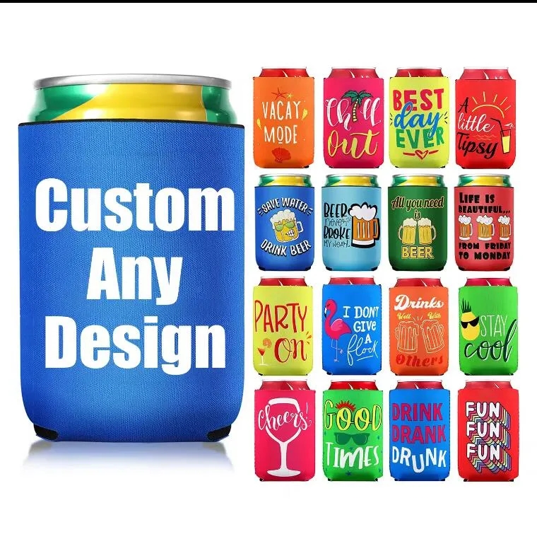 Can Cooler Holder, custom koozie with logo imprint 5