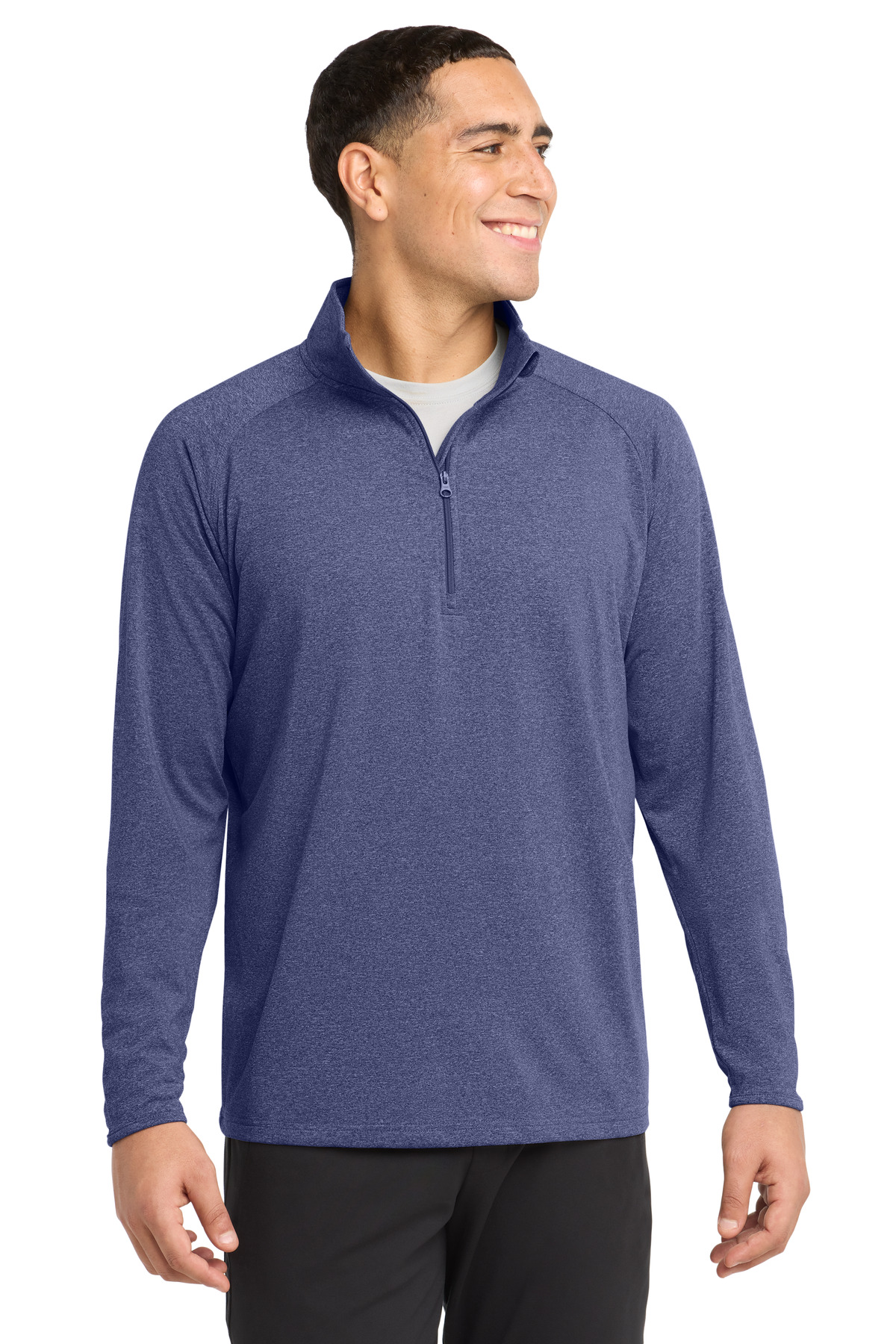 Sport-Tek Tall Sport-Wick Stretch 1/4-Zip Pullover. TST850 40