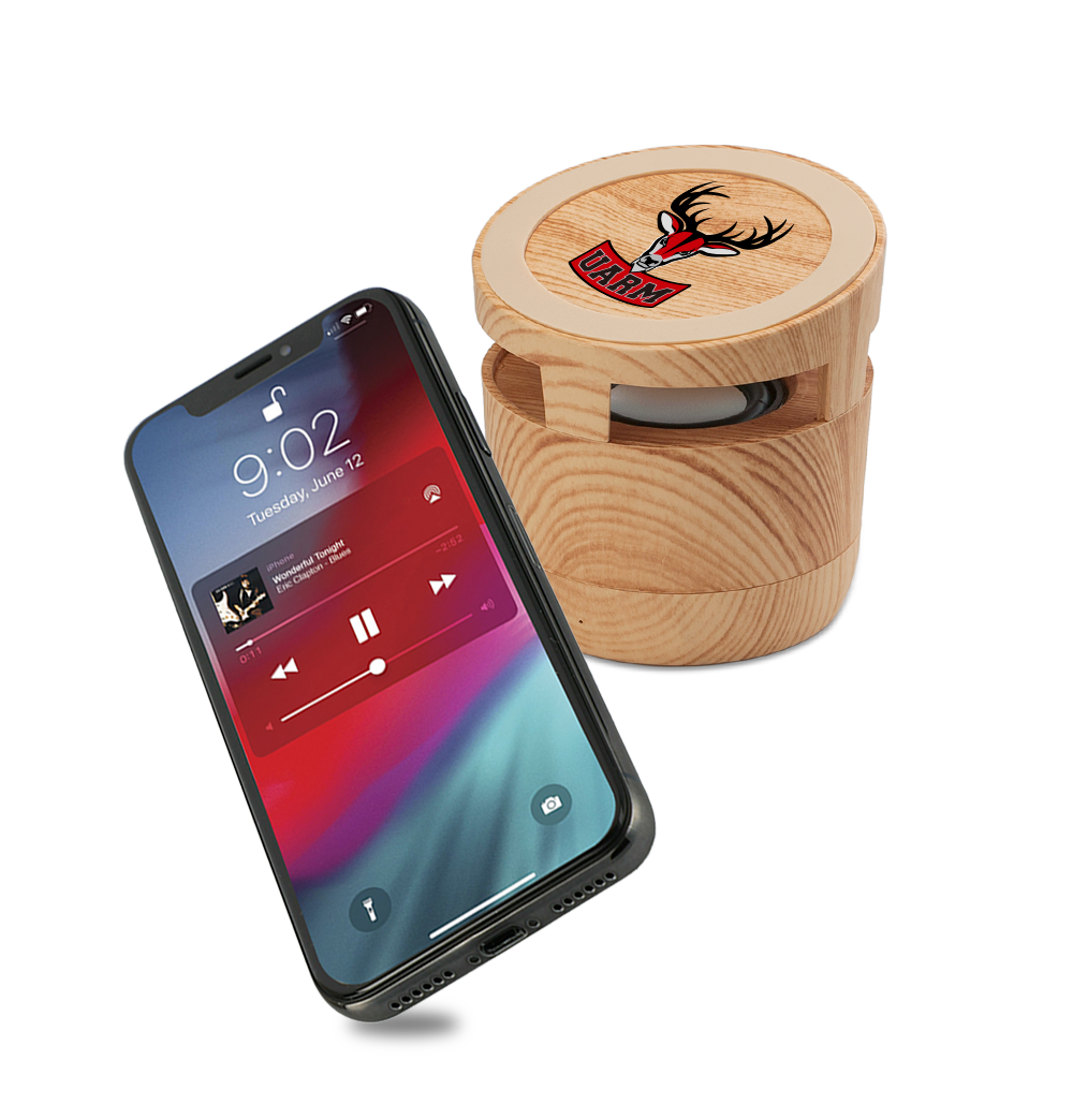 LaBagh Wood Wireless Charger and Speaker 8