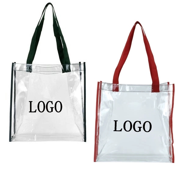 Clear Vinyl Stadium Compliant Tote Bag 5