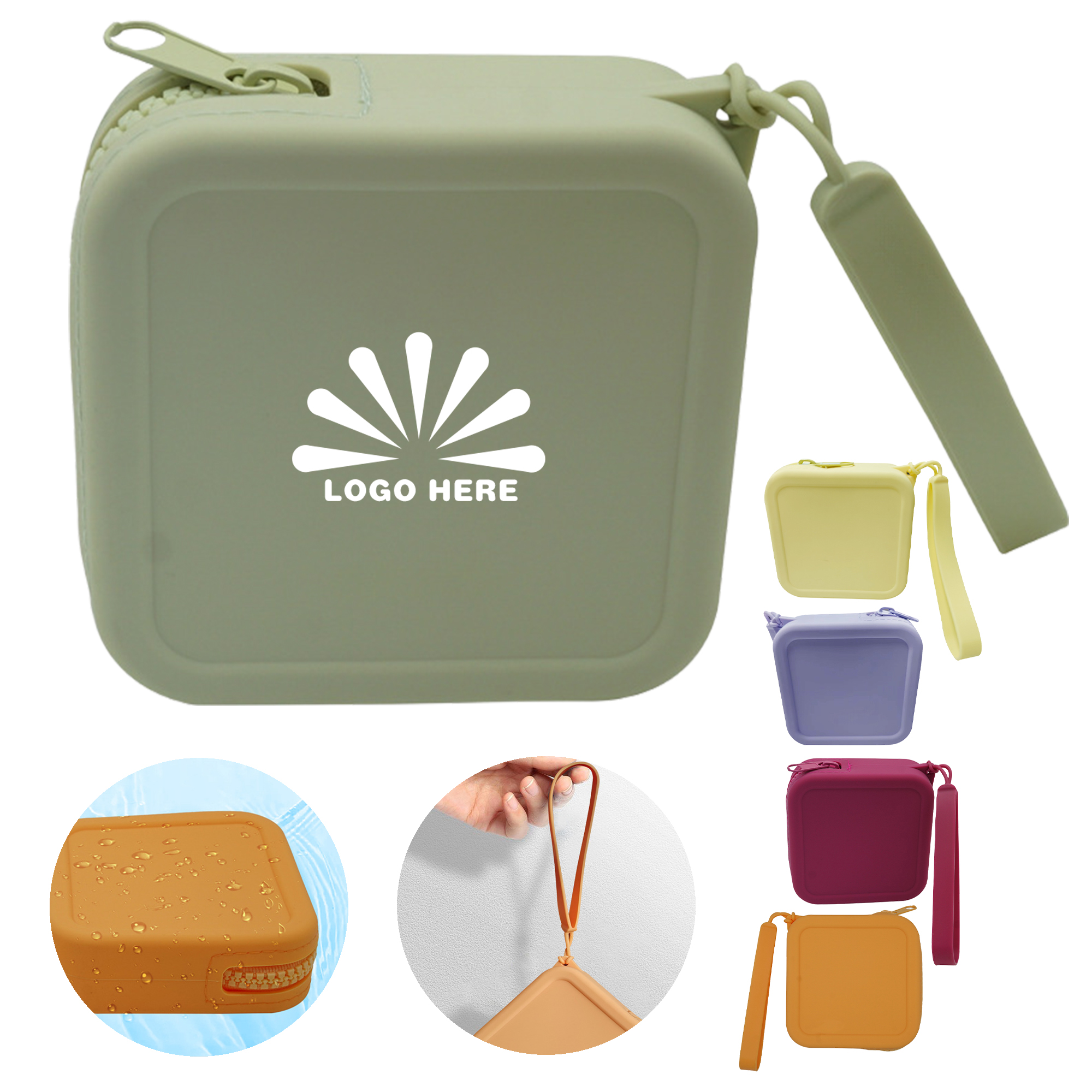 Spill-Proof Silicone Cosmetic Bag For Travel 2
