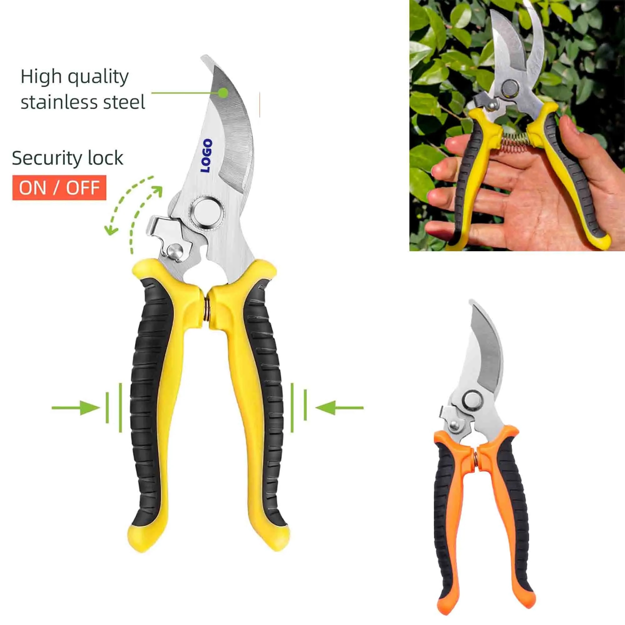 Stainless Steel Garden Pruning Shear
