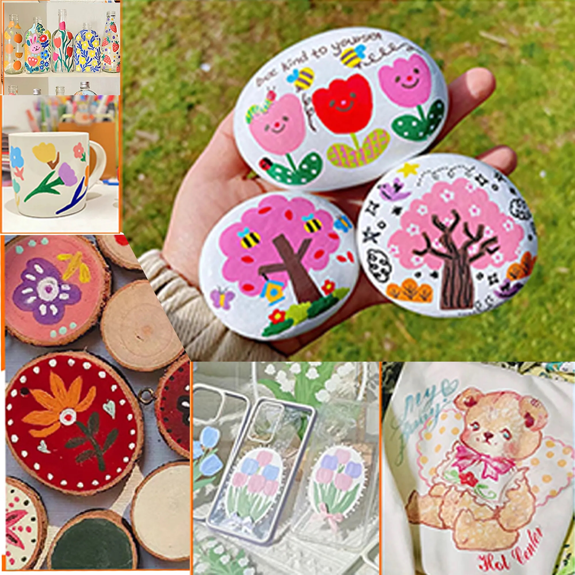 DIY  72 colors double-ended two-color acrylic marker 1