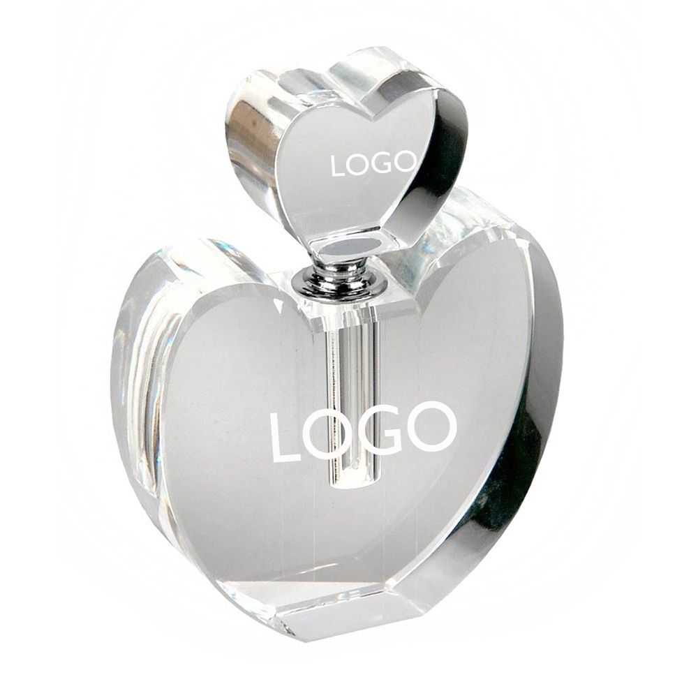 Heart Shaped Crystal Perfume Bottle 2
