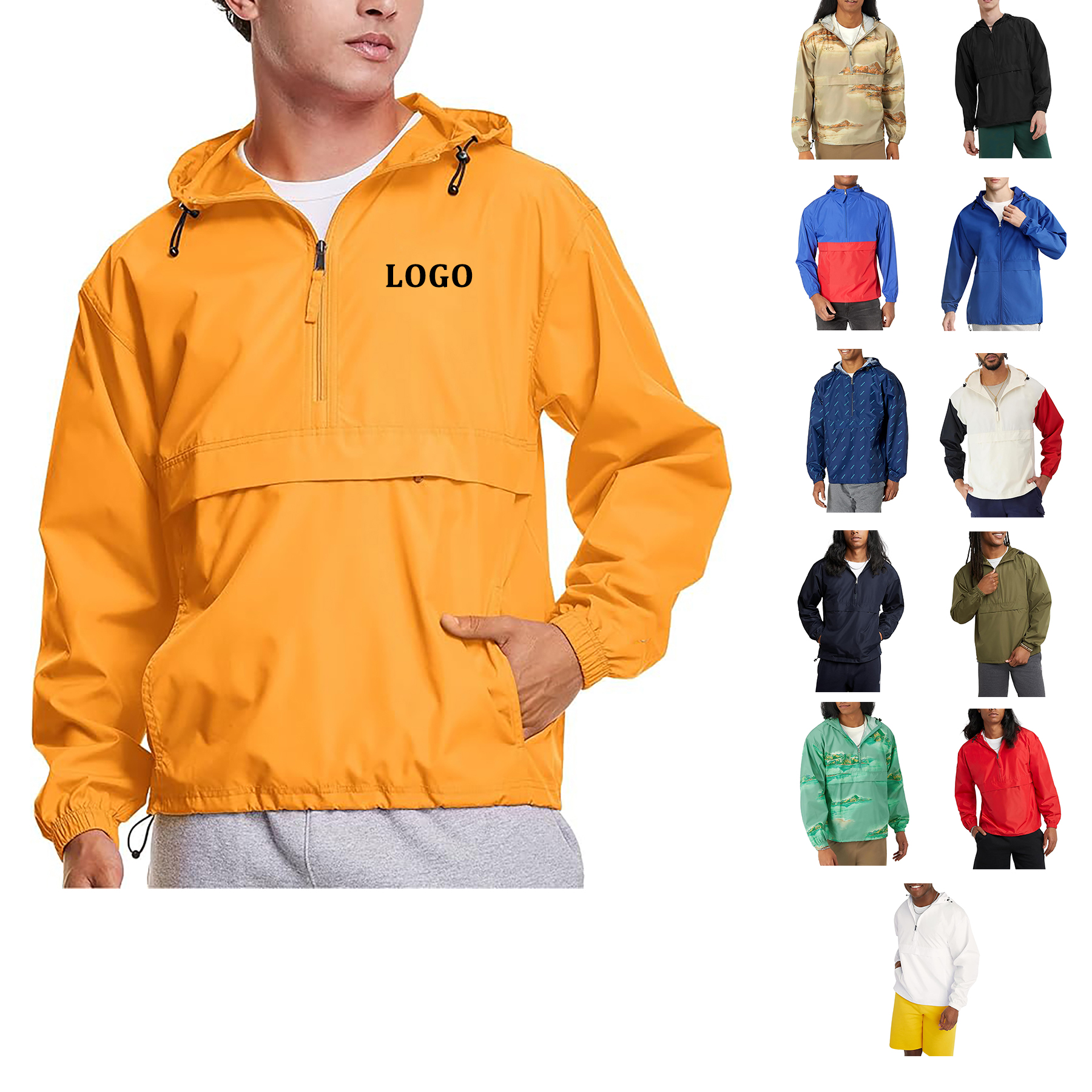 Unisex Windproof and Waterproof Packable Jacket 8