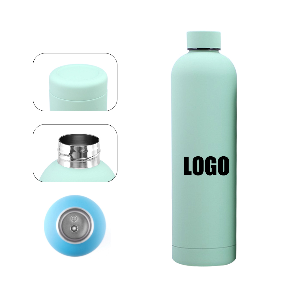 18 OZ. Rubber paint Stainless Steel Bottle 2