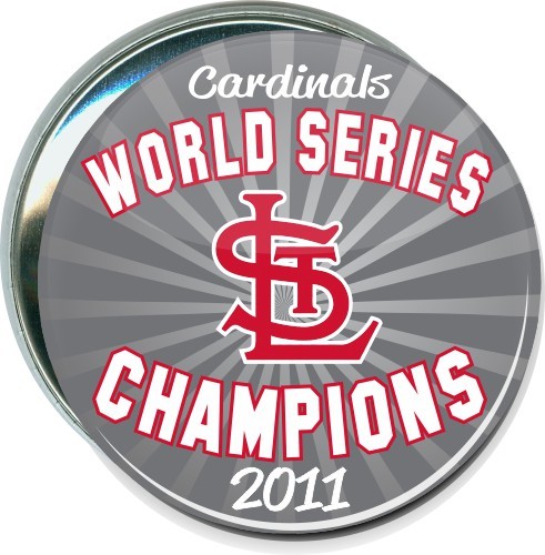 Cardinals World Series Champions 2011 1, Baseball Button 2
