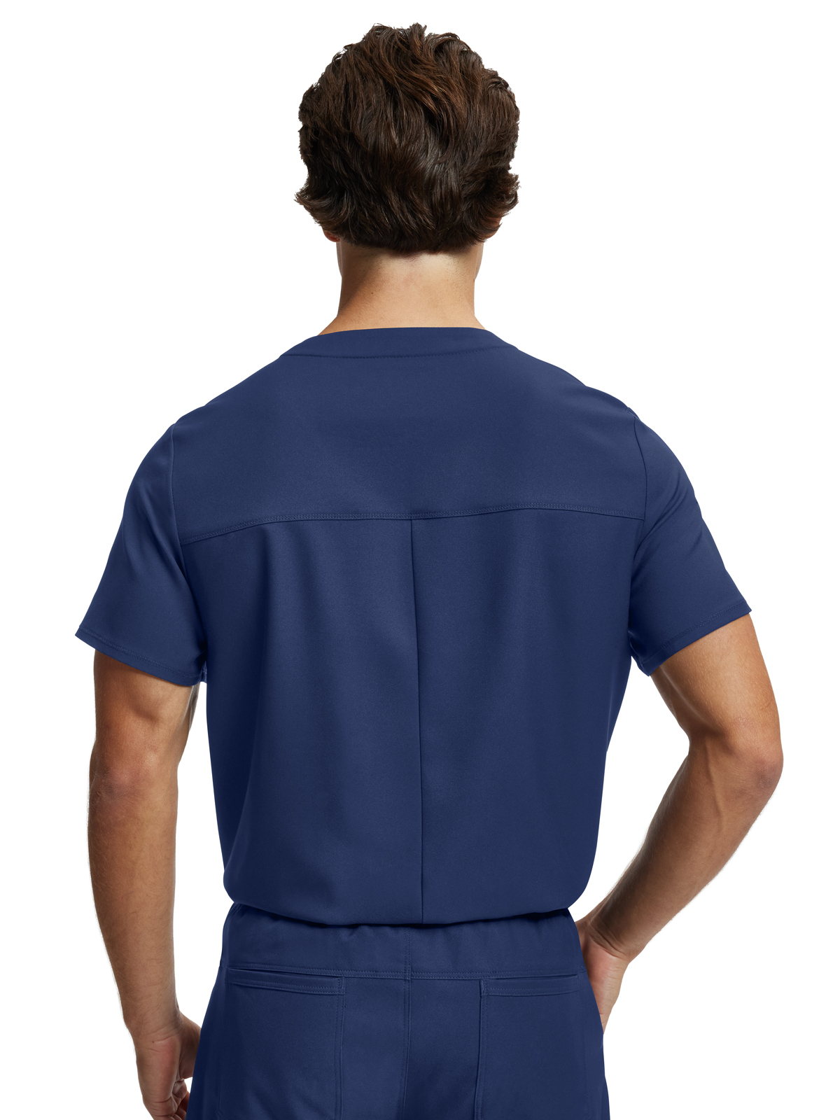 White Cross - VIBE - Men's Two-Pocket Tuck-In V-Neckline Top 16