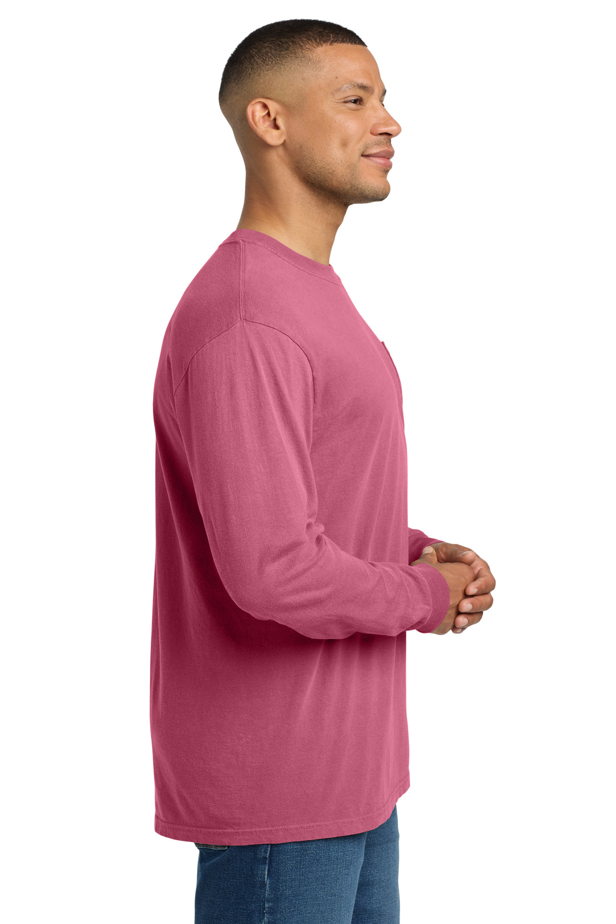 COMFORT COLORS Heavyweight Ring Spun Long Sleeve Pocket Tee. 4410 140