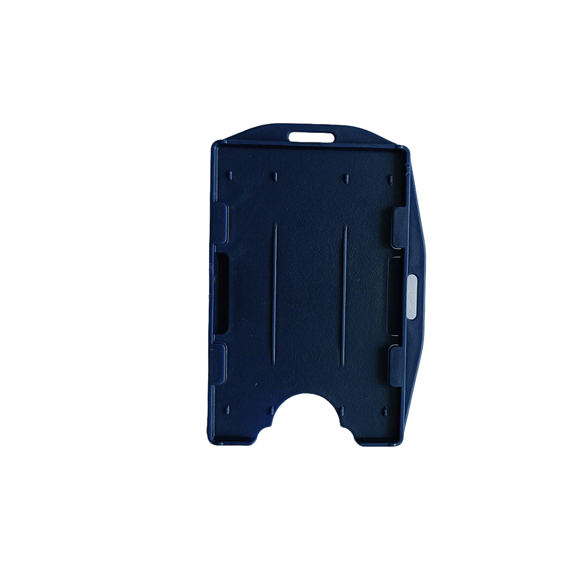 Clear Vertical Two Card Badge Holder 10