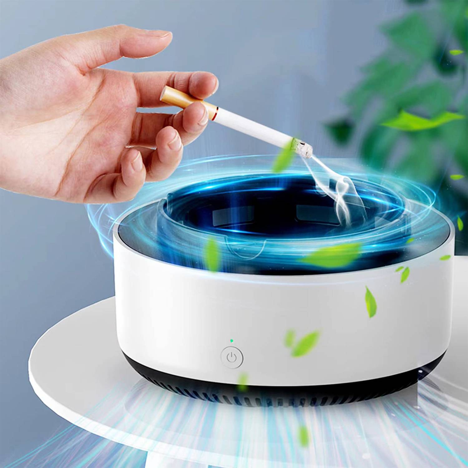 2 in 1 Ashless Air Purifier W/ Filter Ashtray 3