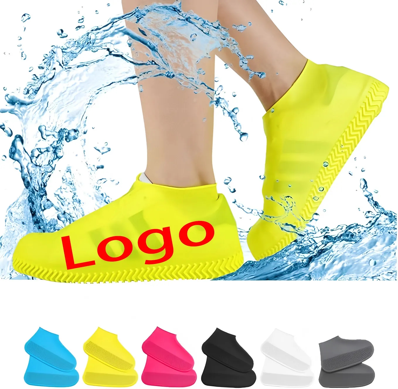 Anti Slip Work Shoe Covers for Medical Industrial Outdoor Safety 3
