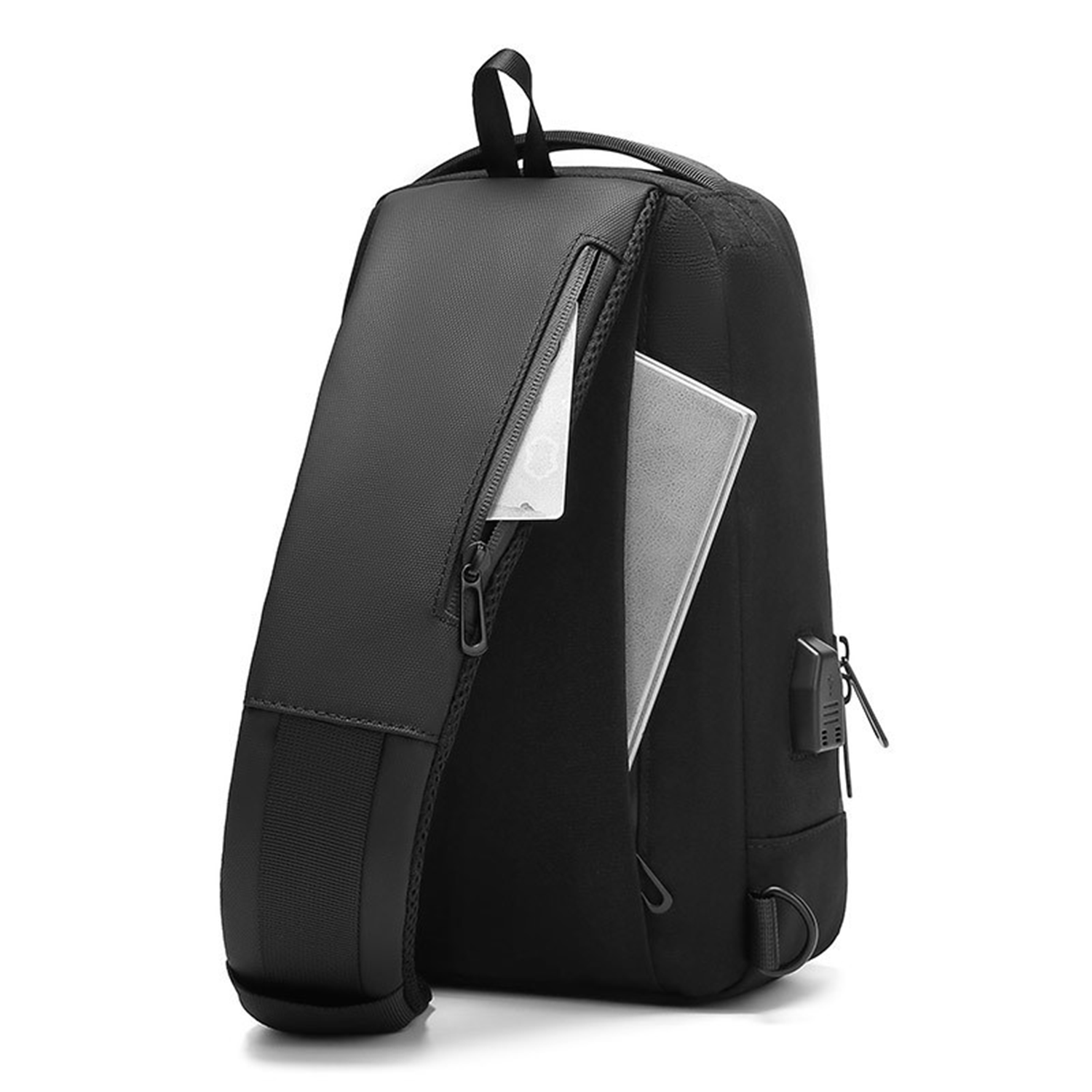 Large Capacity Oxford Spun Waterproof Crossbody Bag 7