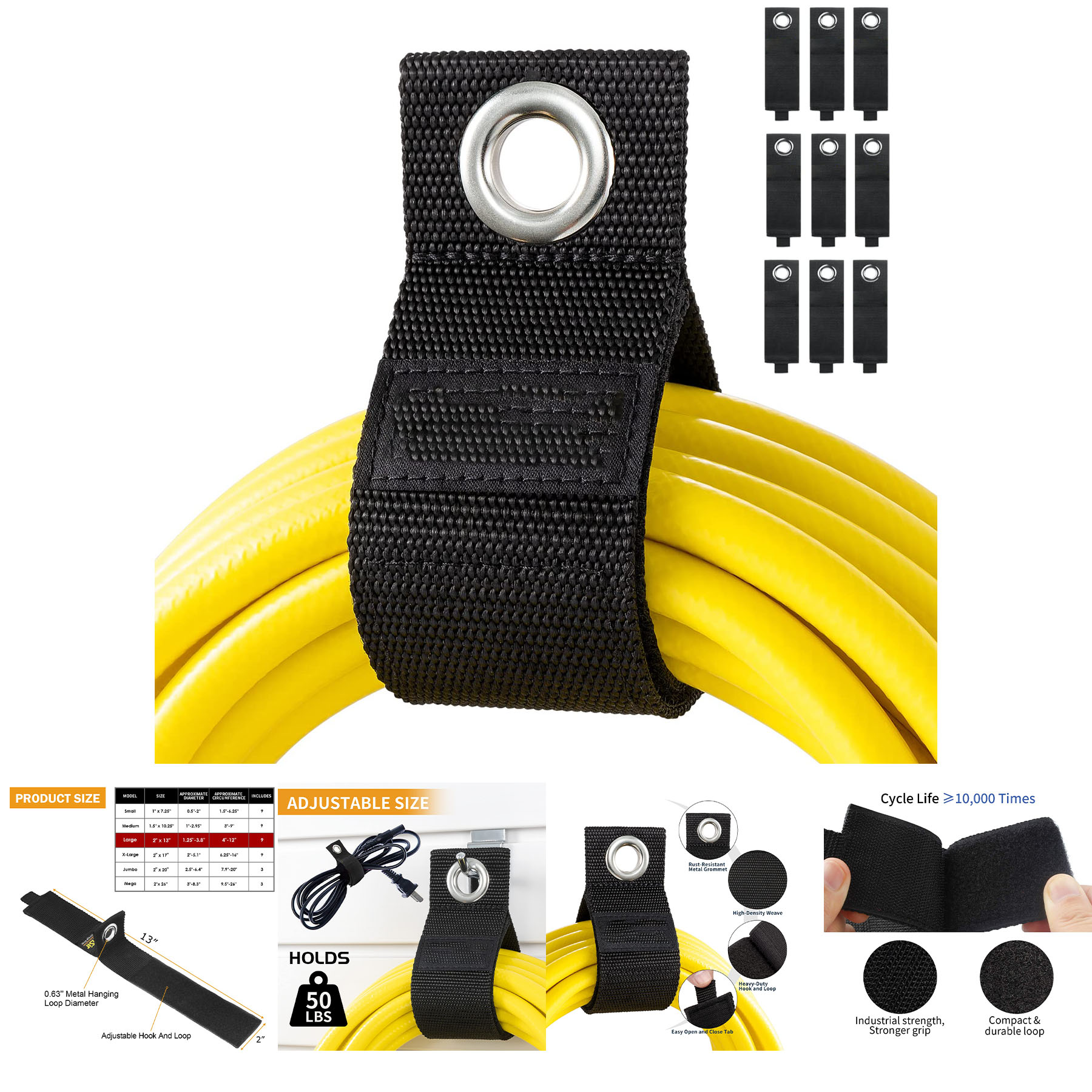 Extension Cord Holder Organizer 2