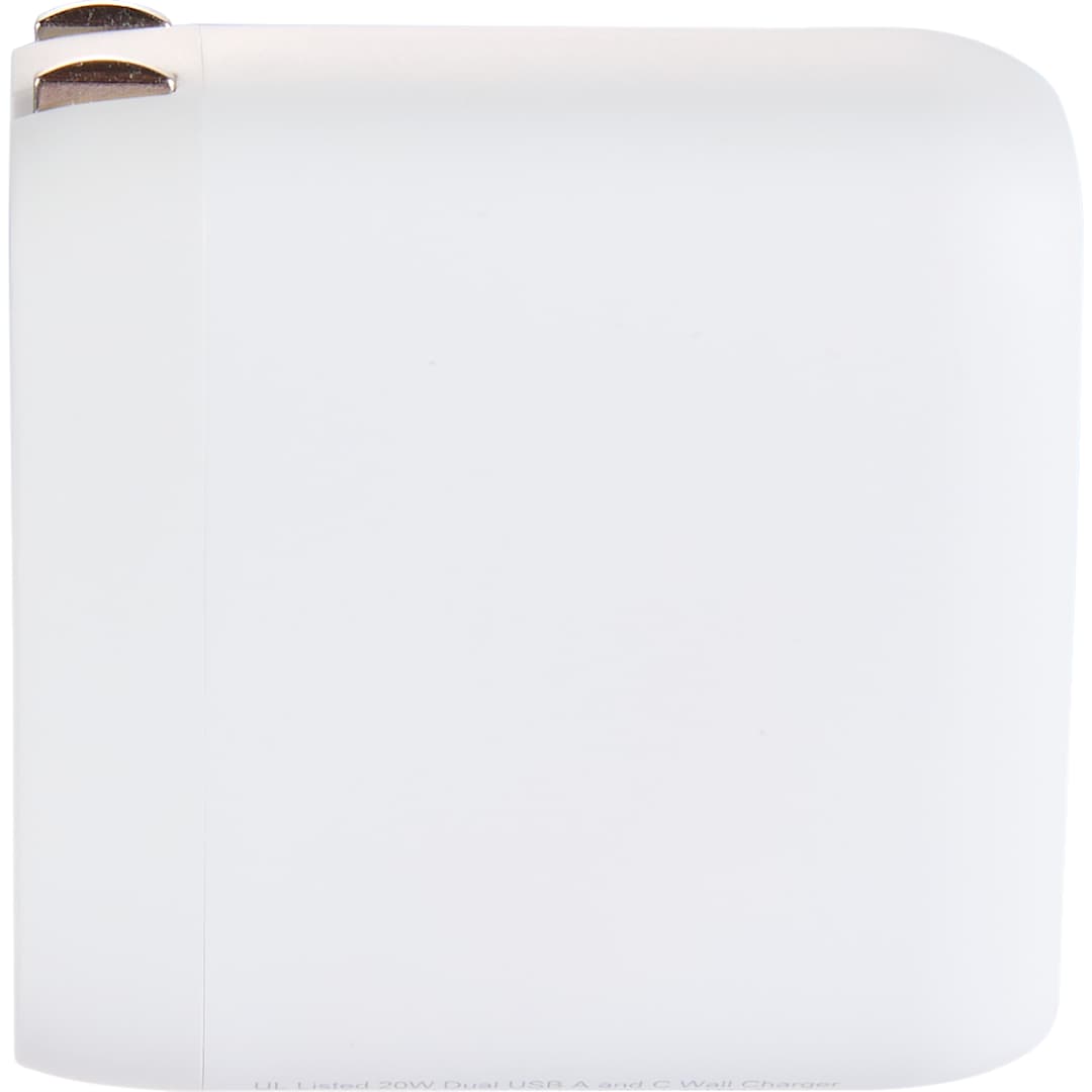UL Listed 20W Dual USB A and C Wall Charger 24