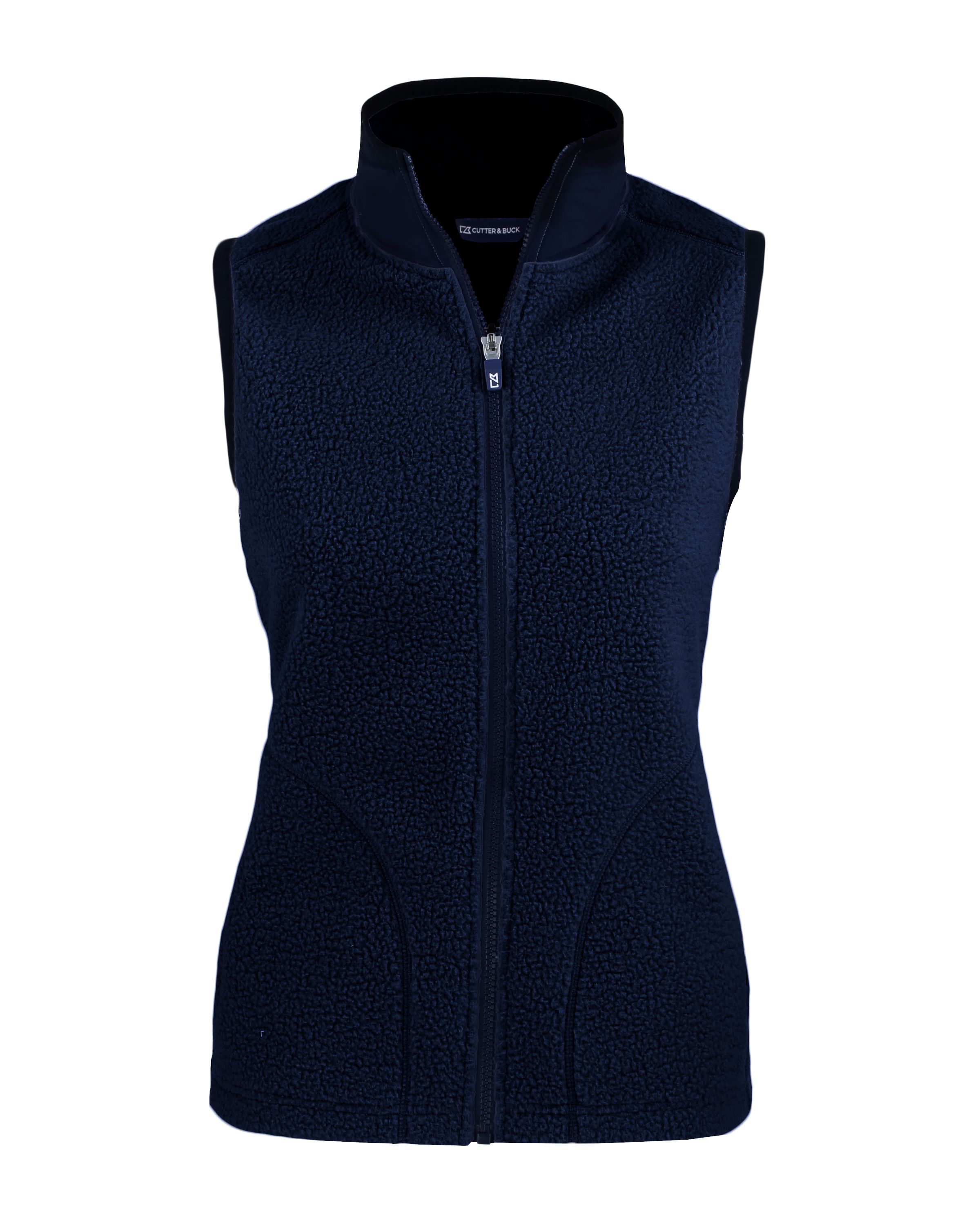 Cutter & Buck Cascade Epic Comfort Recycled Sherpa Fleece Womens Full Zip Vest 52