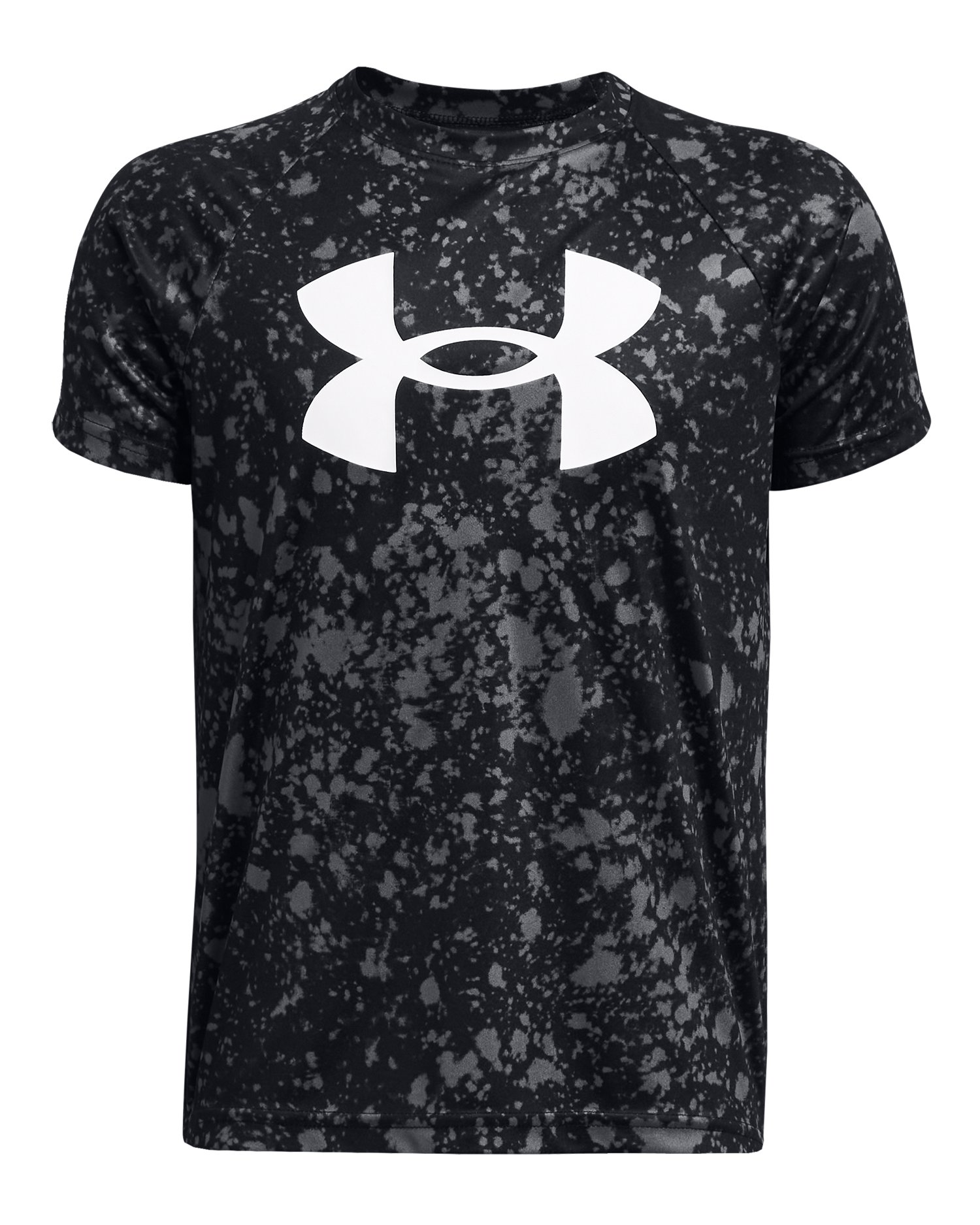UA Tech Big Logo Printed Boys' Short Sleeve 9