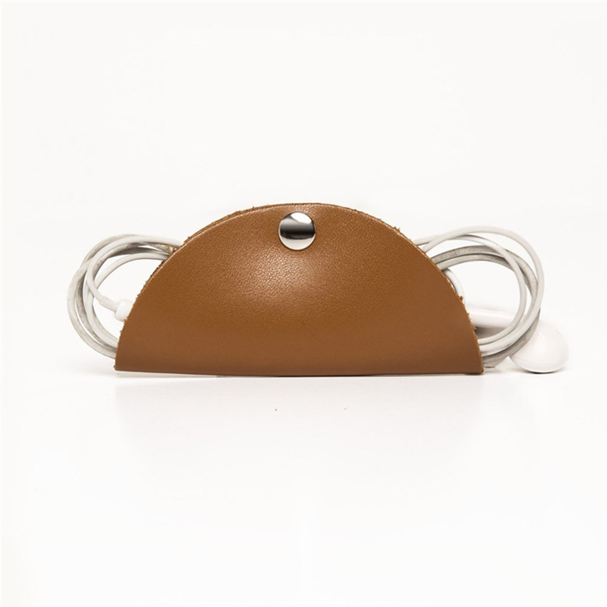 Debossed Vegan Leather Tech Taco Cord Cable Organizer 4