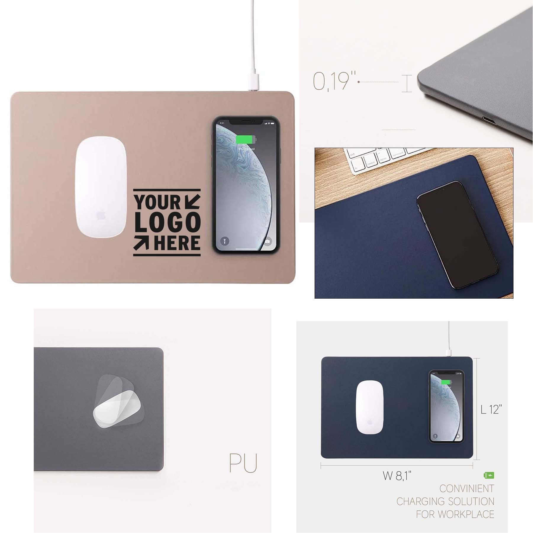Qi Wireless Charging Mouse Pad Mat 3