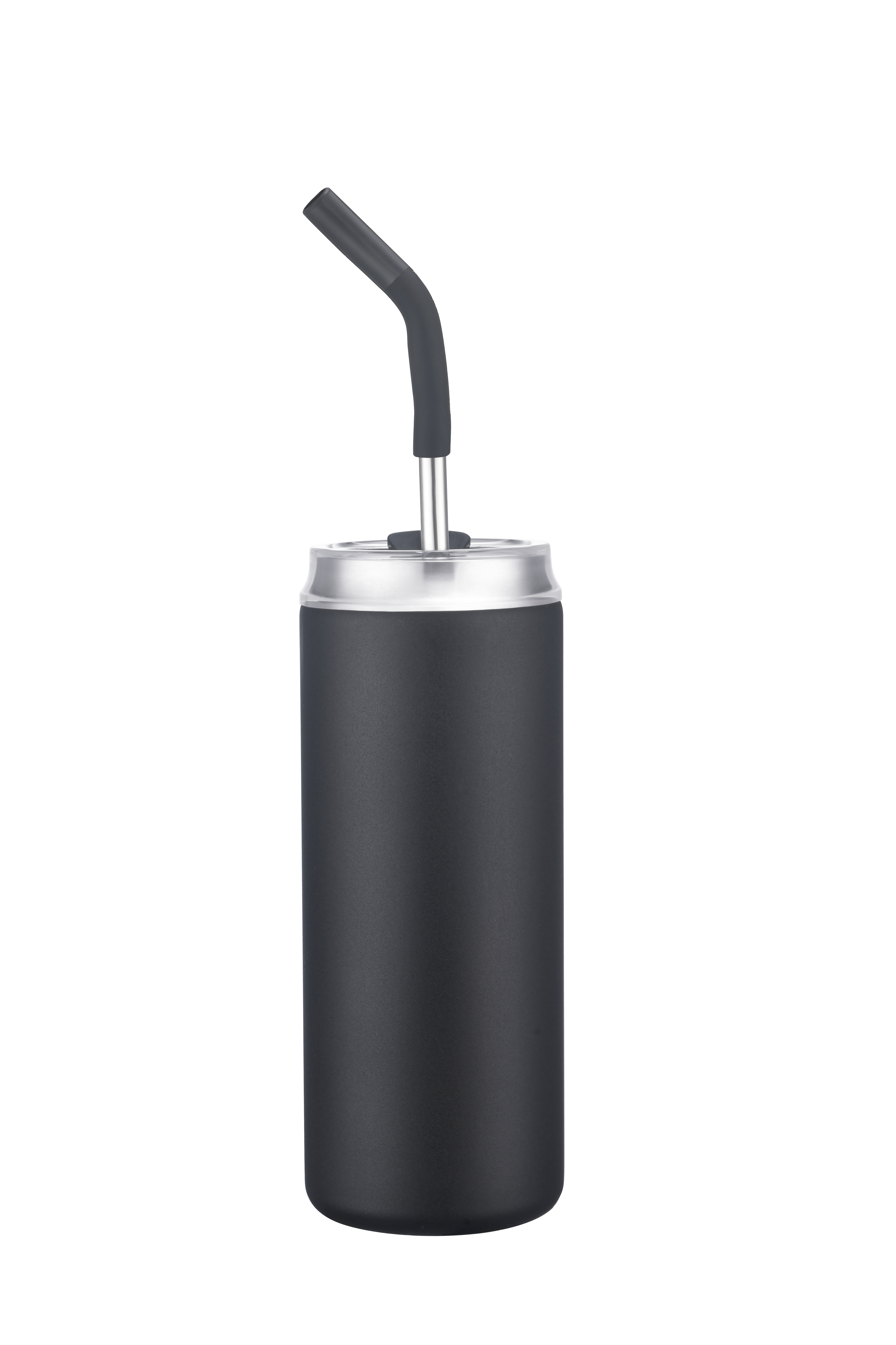 Endura 20 oz Black Stainless Steel Bottle, custom water bottle with logo imprint 1