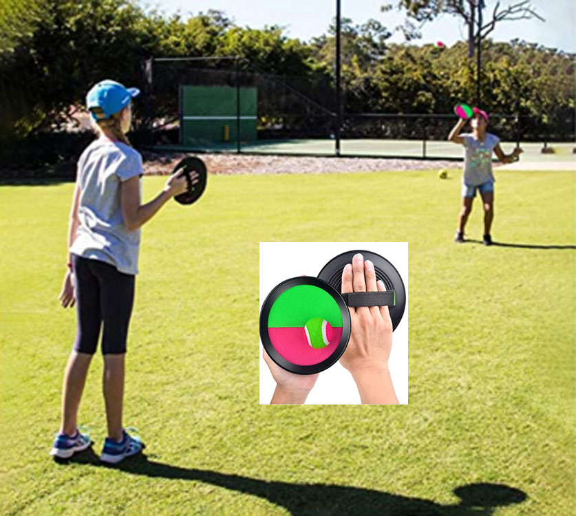Self Sticky Toss and Catch Ball Game Set. 1