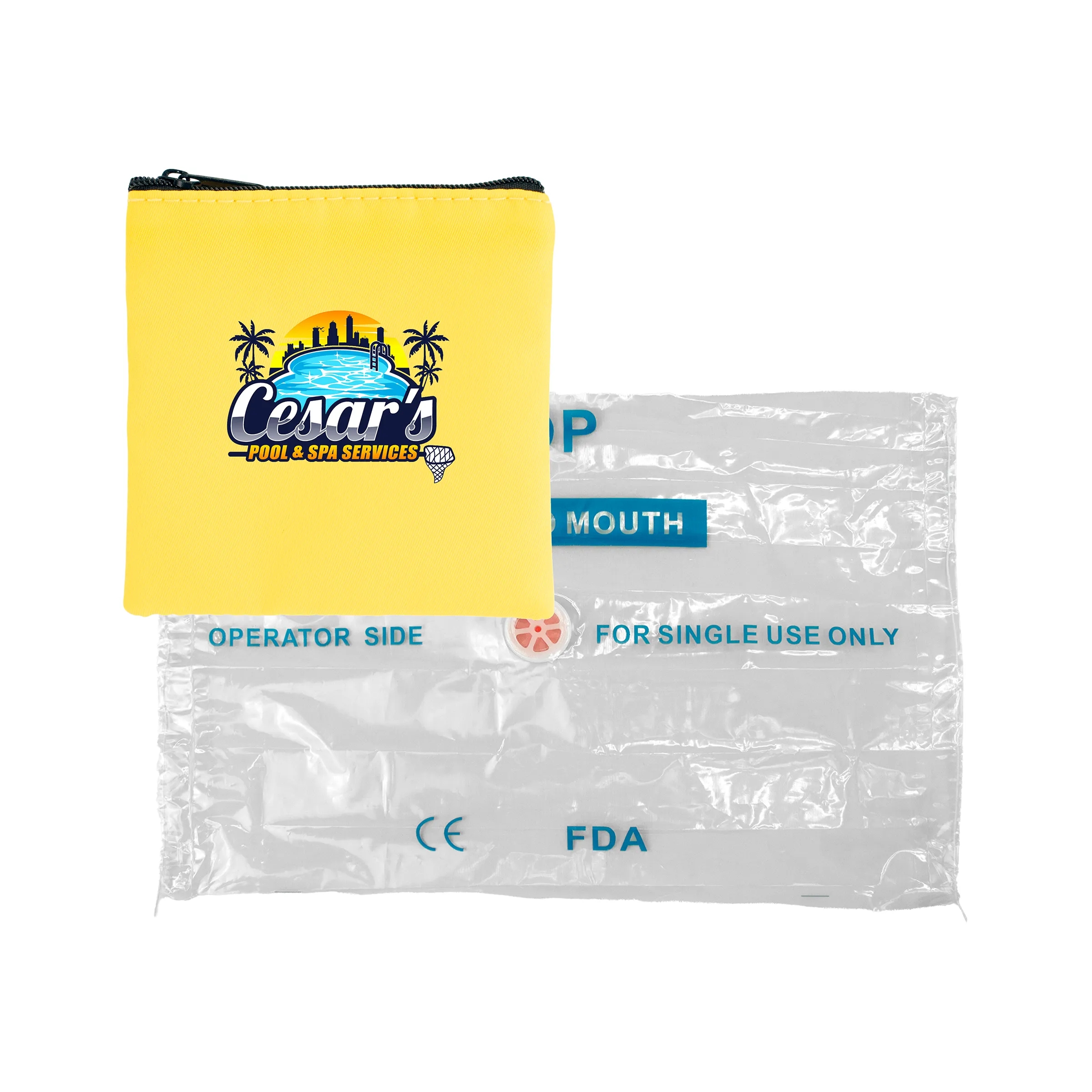 Colorful RPET CPR Face Shield Set 18