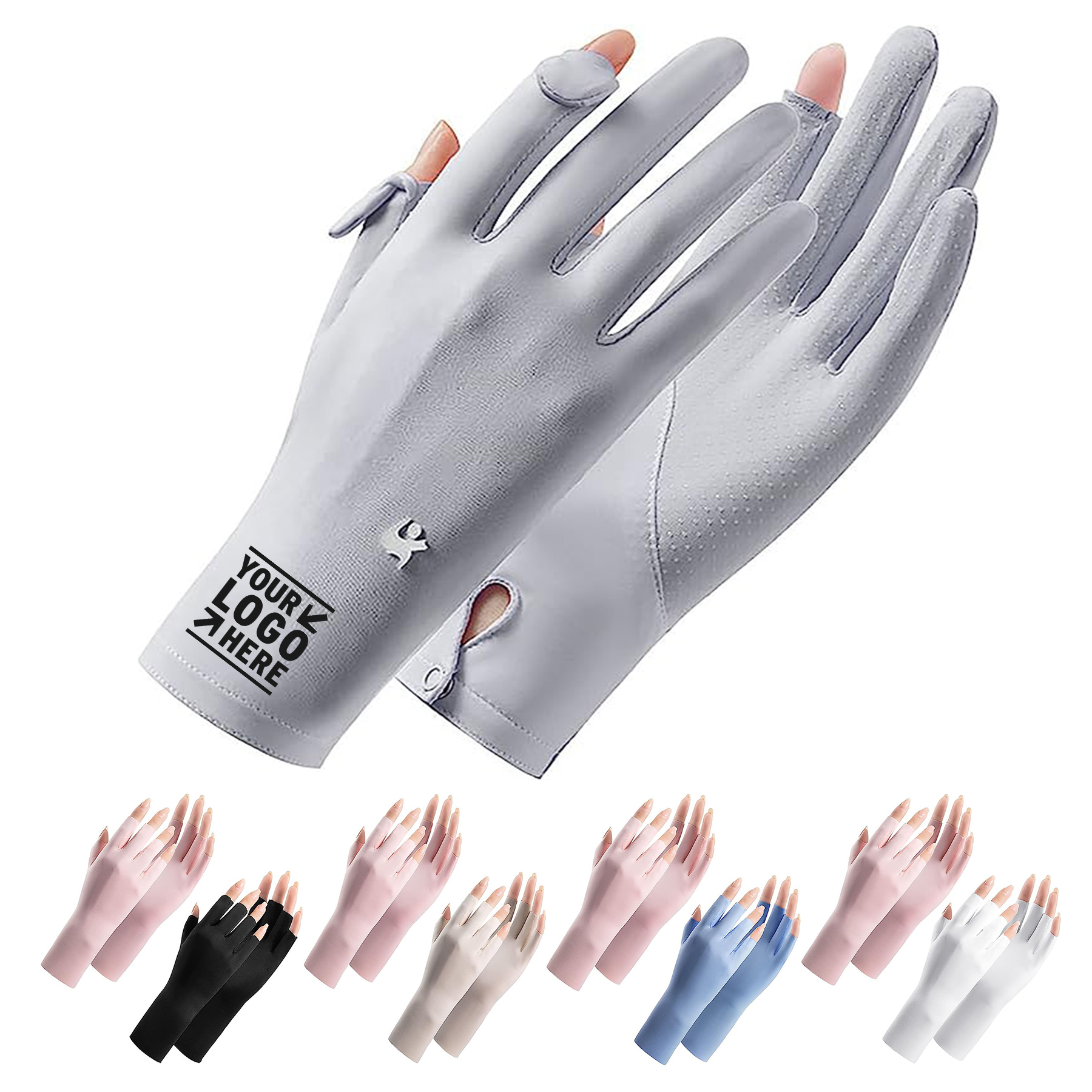 Women Fingerless Gloves Summer UV Protection Gloves 2
