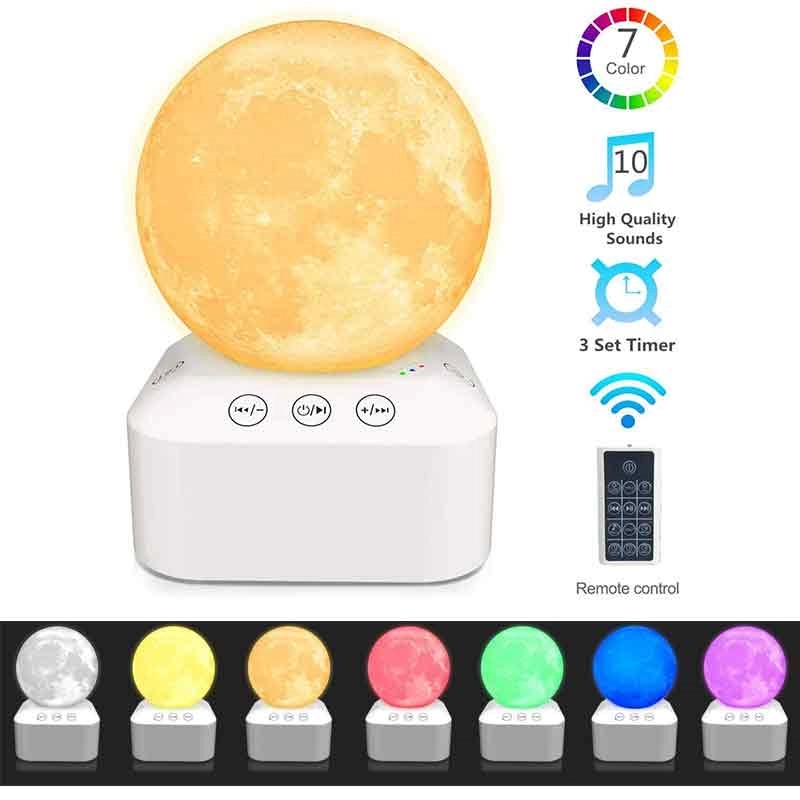 7 Color Lights Music Sleep Machine With Remote Control 2