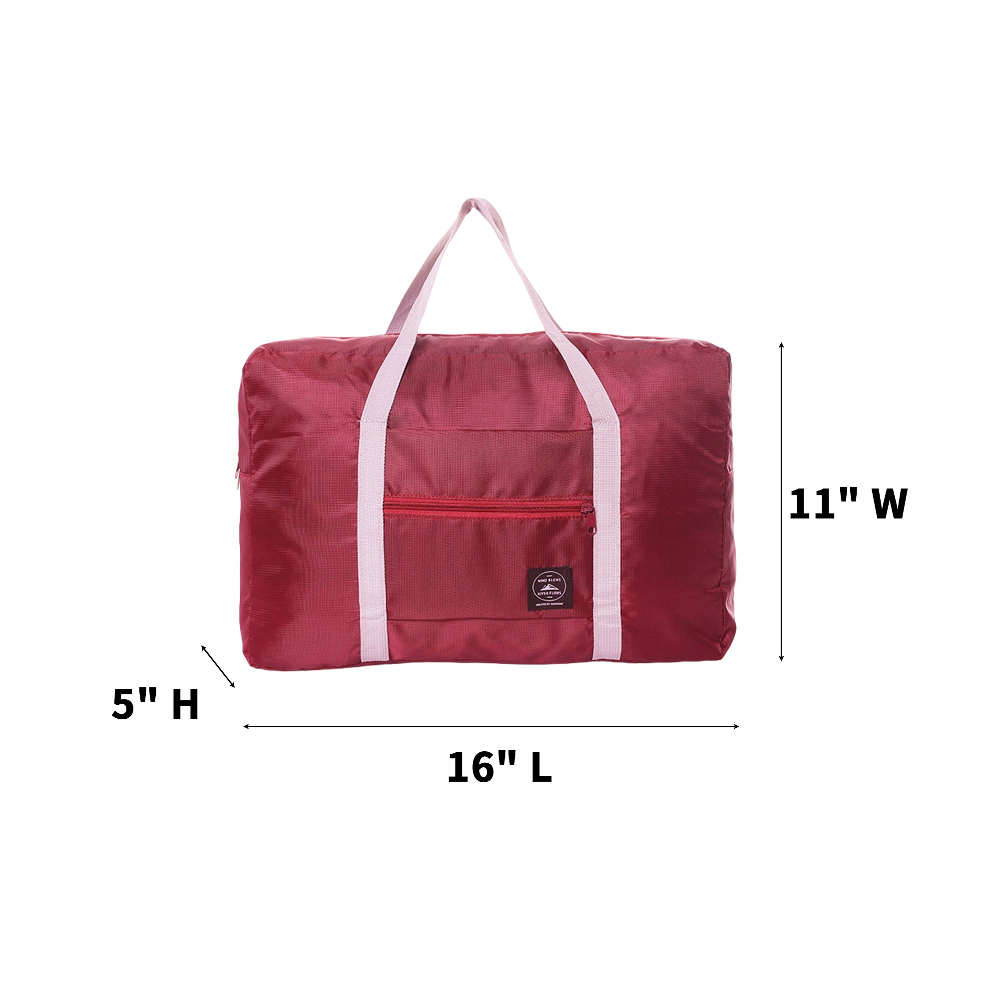 Foldable Polyester Travel Duffel With Luggage Sleeve 5
