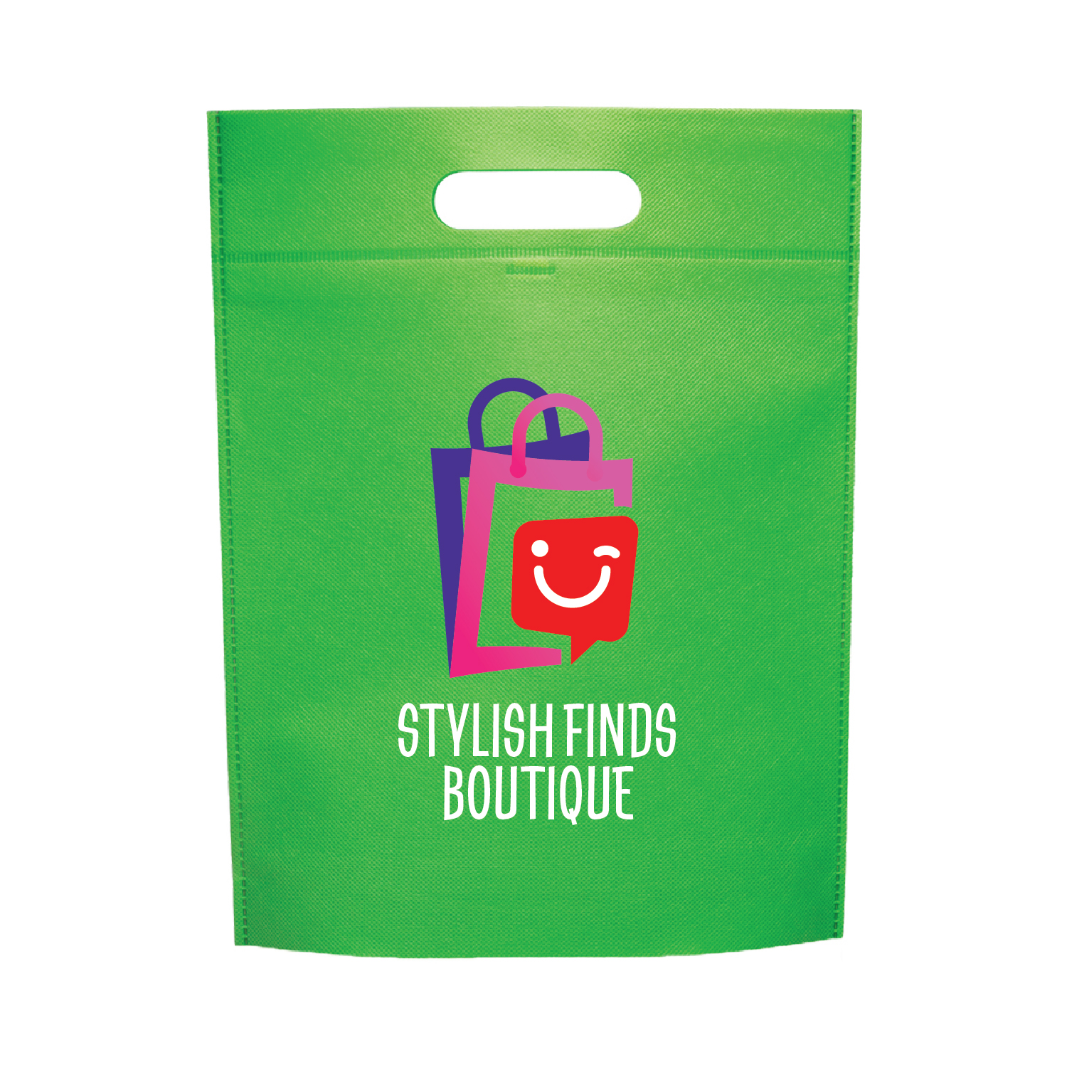 Sleek Non-Woven Tote Bag (Full Color Imprint) 12