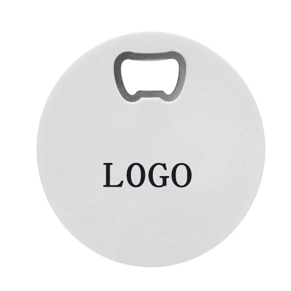 Round Bottle Opener Coaster 2