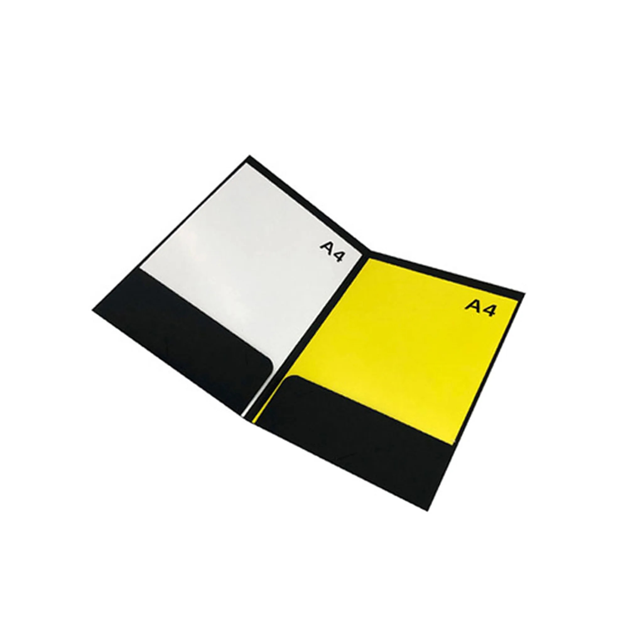 Reinforced Paper Two Pocket Presentation Folders 6
